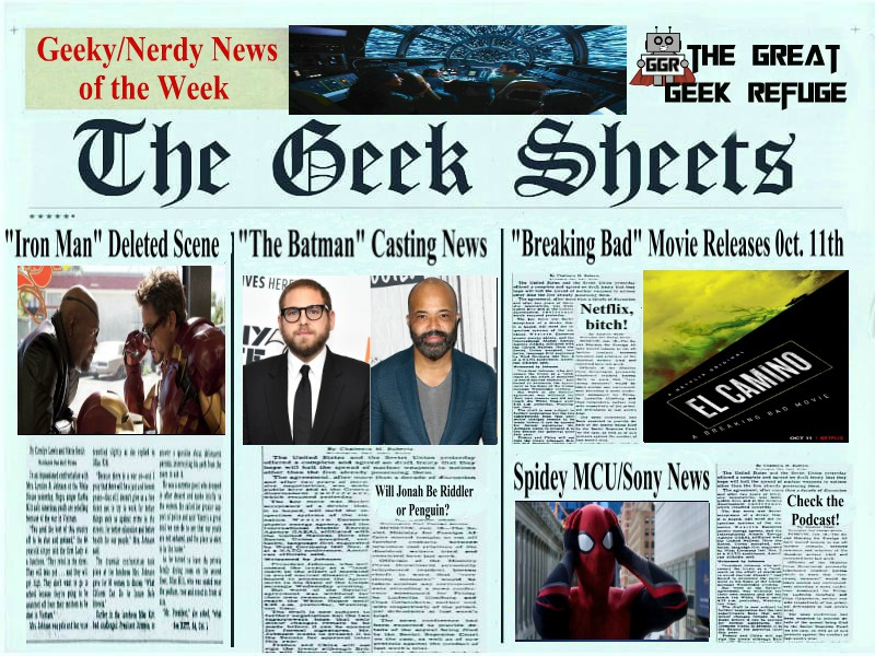 Geek Sheets - "Beginning of Fall" Edition