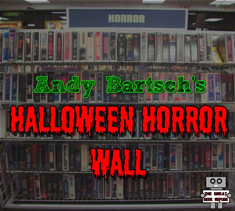 Andy's Halloween Horror Wall