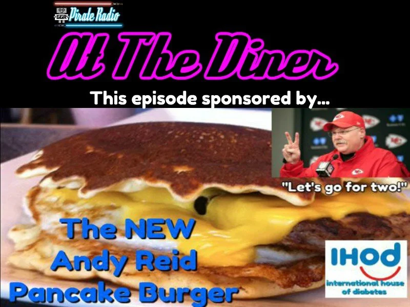 At The Diner - The NEW Andy Reid Pancake Burger!