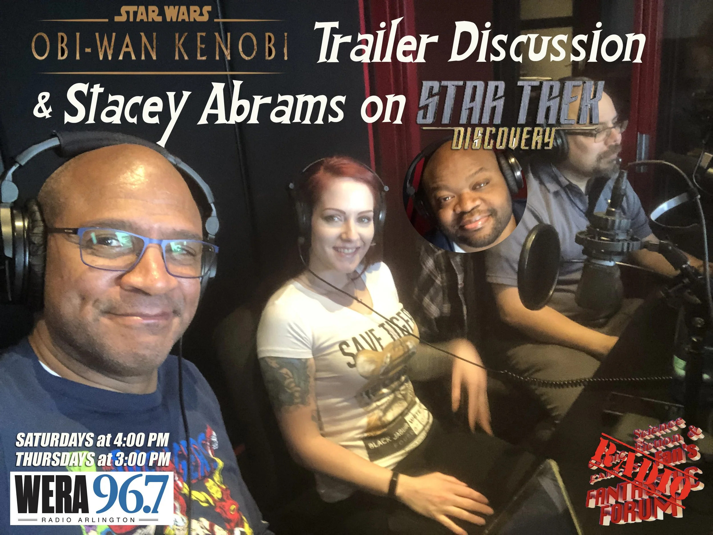 March 19, 2022 - Obi-Wan Kenobi Series Trailer, Stacey Abrams on Star Trek: Discovery