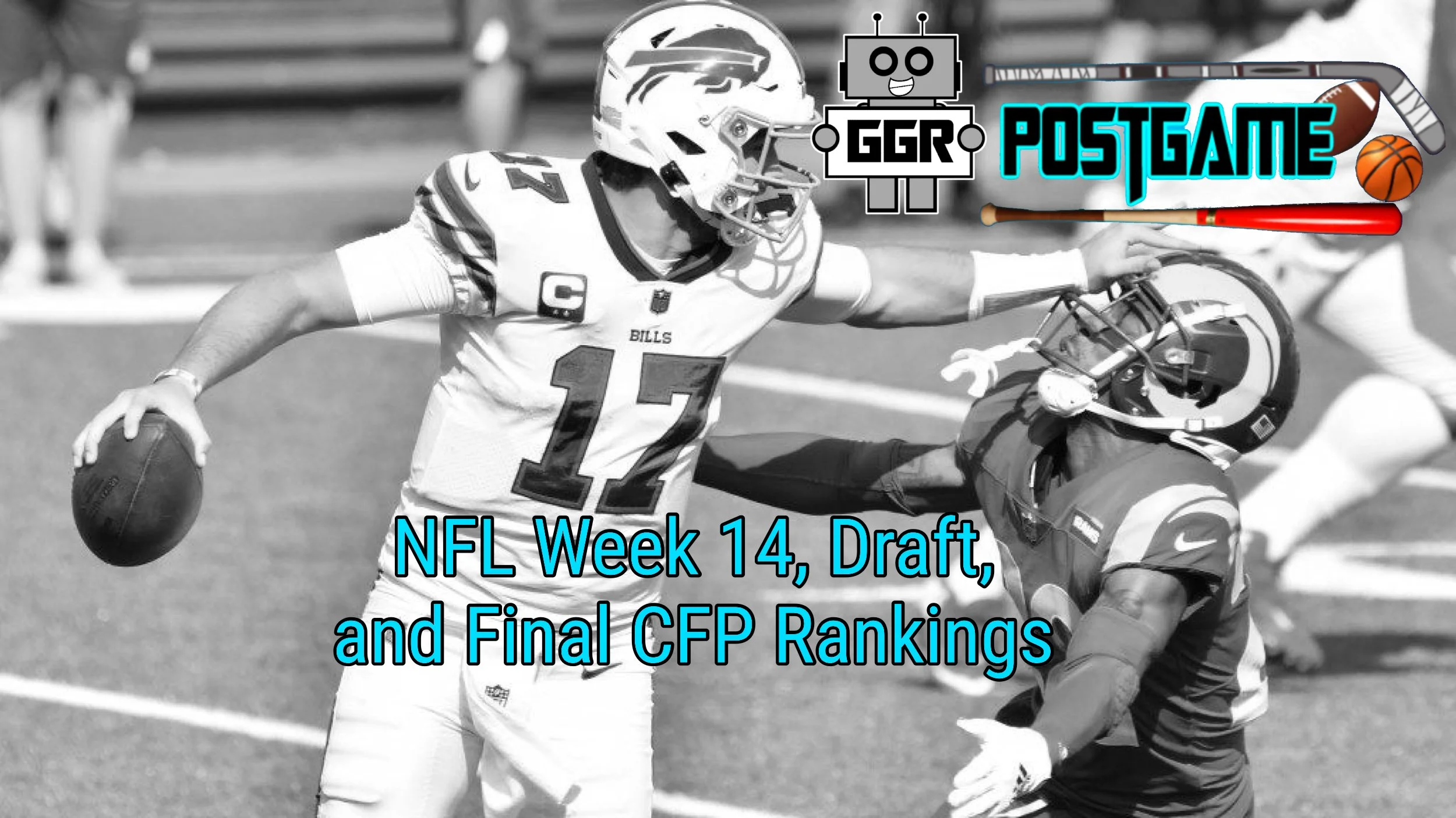 NFL Week 14, Draft, and CFP Playoffs