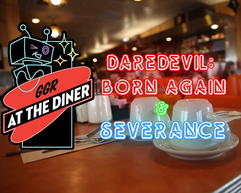 "Daredevil: Born Again" and "Severance" episode artwork