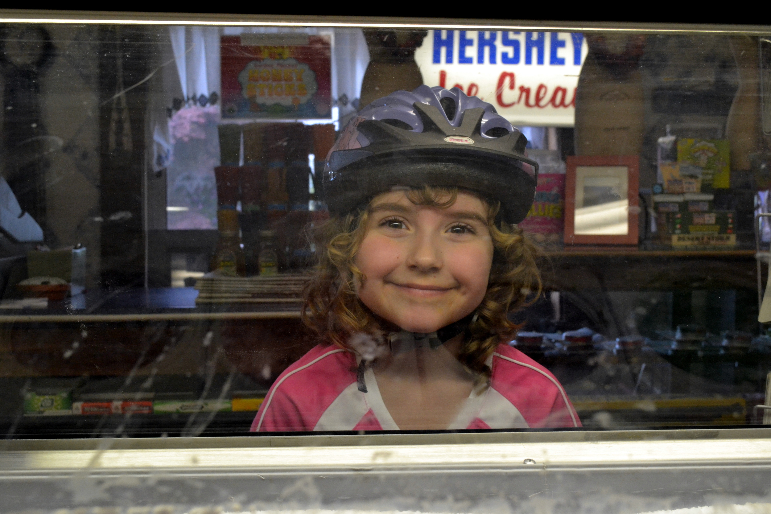  Bike riders coming in off the Rails to Trails often want ice cream. 