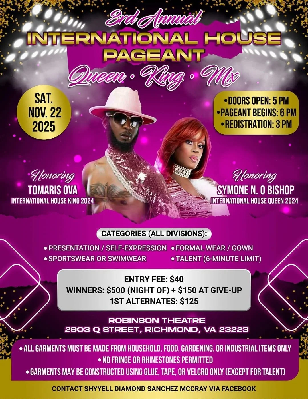 3rd Annual International  House Pageant