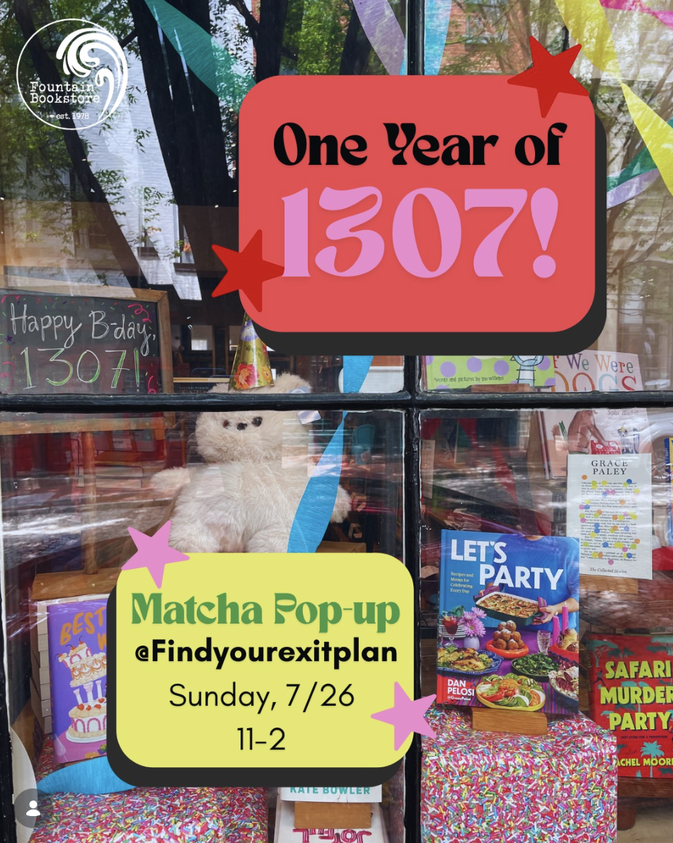 Matcha Pop-up - Happy Birthday Fountain Bookstore!