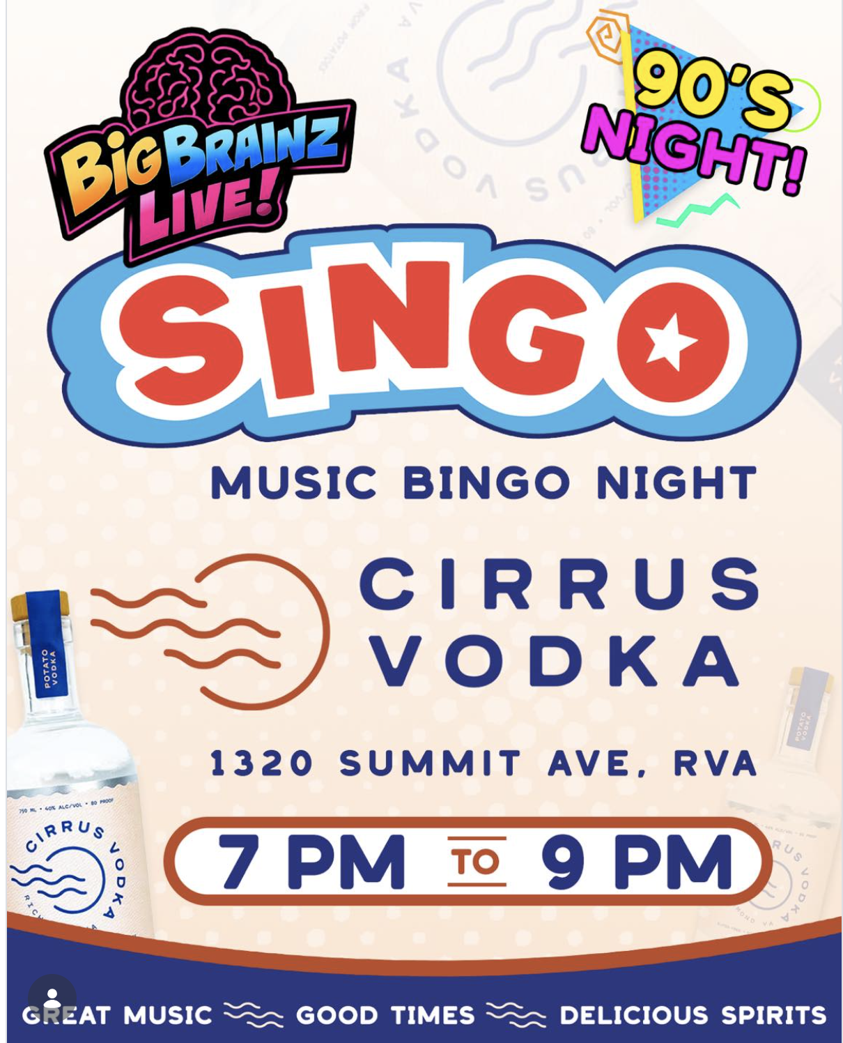 Big Brainz Live! SINGO: '90s Music
