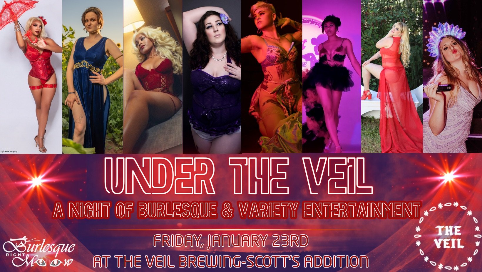 Under The Veil: A Night of Burlesque and Variety Entertainment