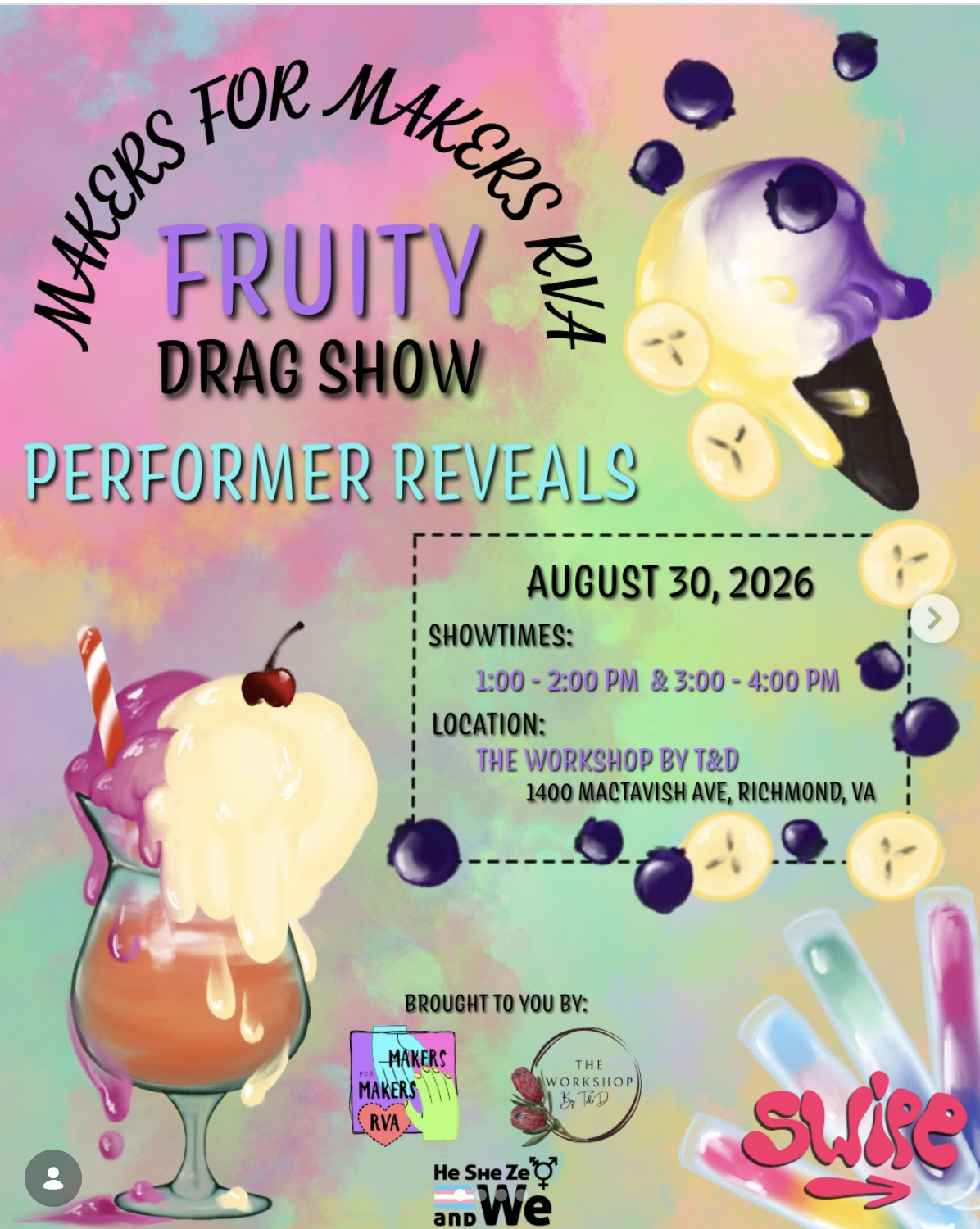 Makers for Makers RVA Presents Fruity Drag Show