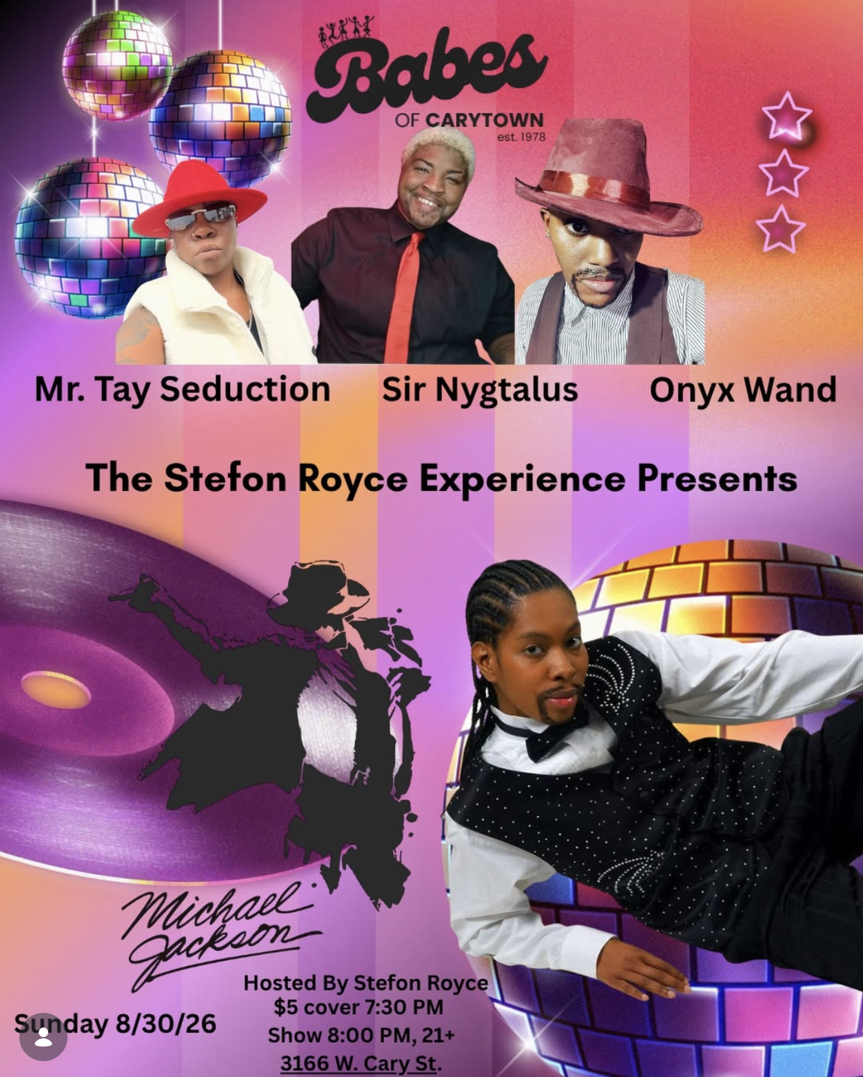 The Stefon Royce Experience Presents a Michael Jackson Tribute Show