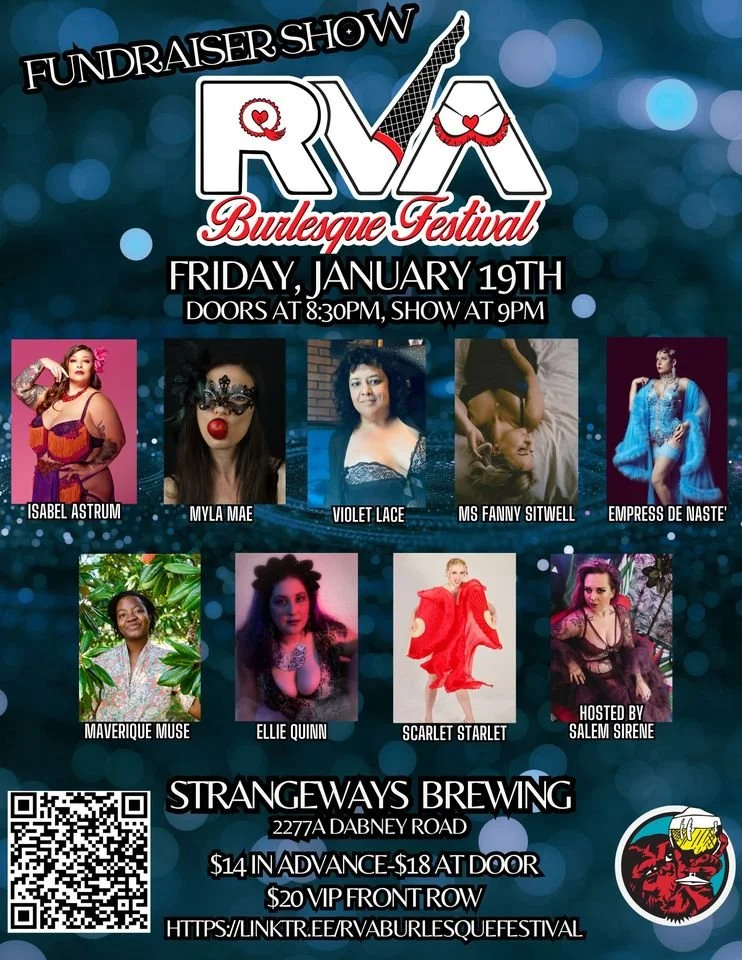 RVA Burlesque Festival Fundraiser Show! — OutRVA