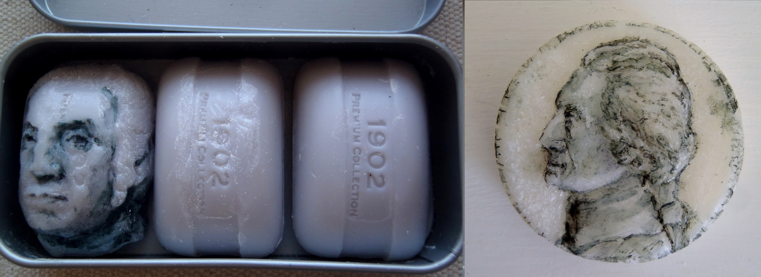 Capital Cleanse has been supported by a grant from the Artist’s Resource Trust. I am honored to receive the 2014 A.R.T. Fund award. Time to melt "Good" soap.