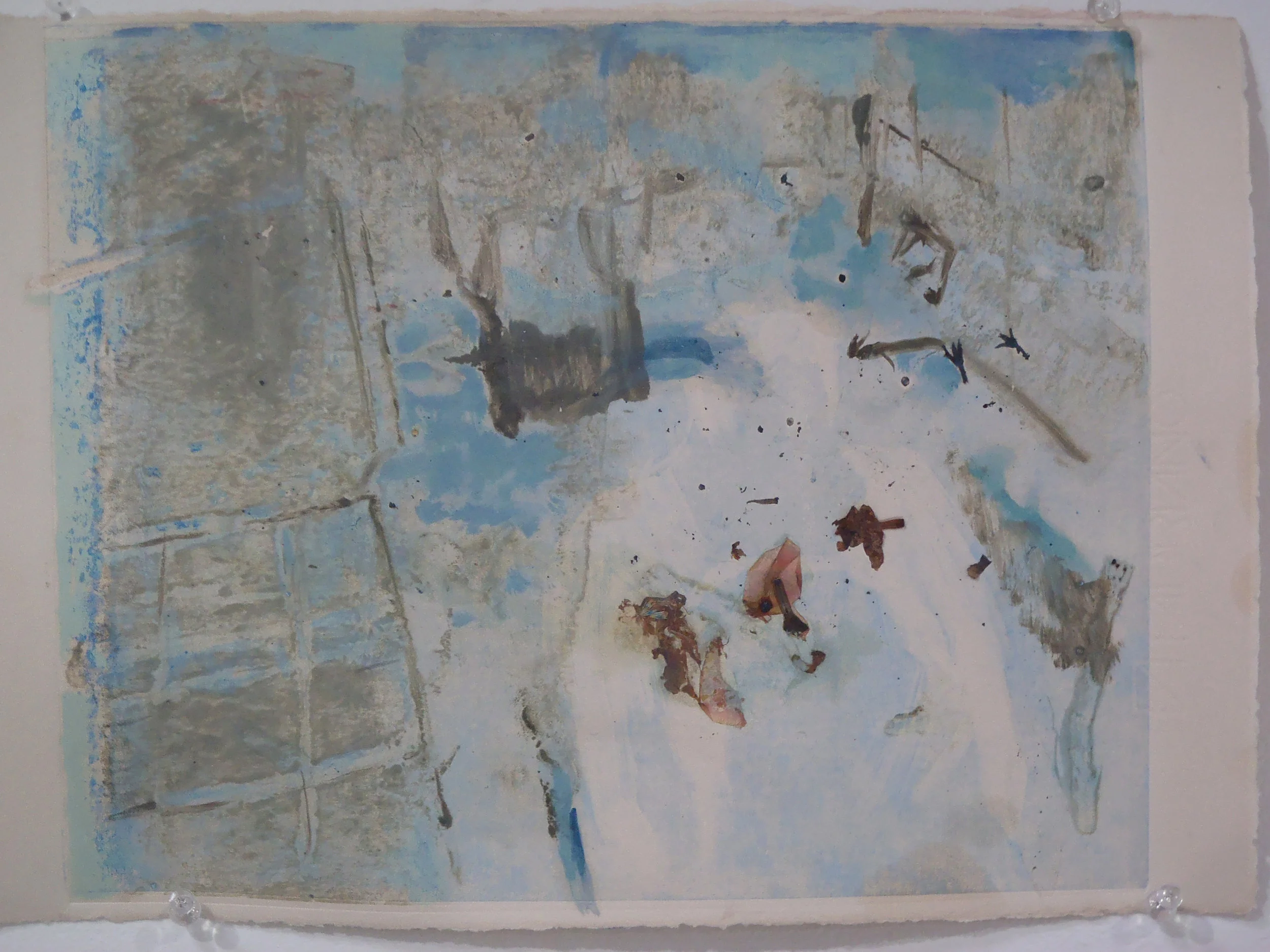  Monoprint, 10" x 14"   