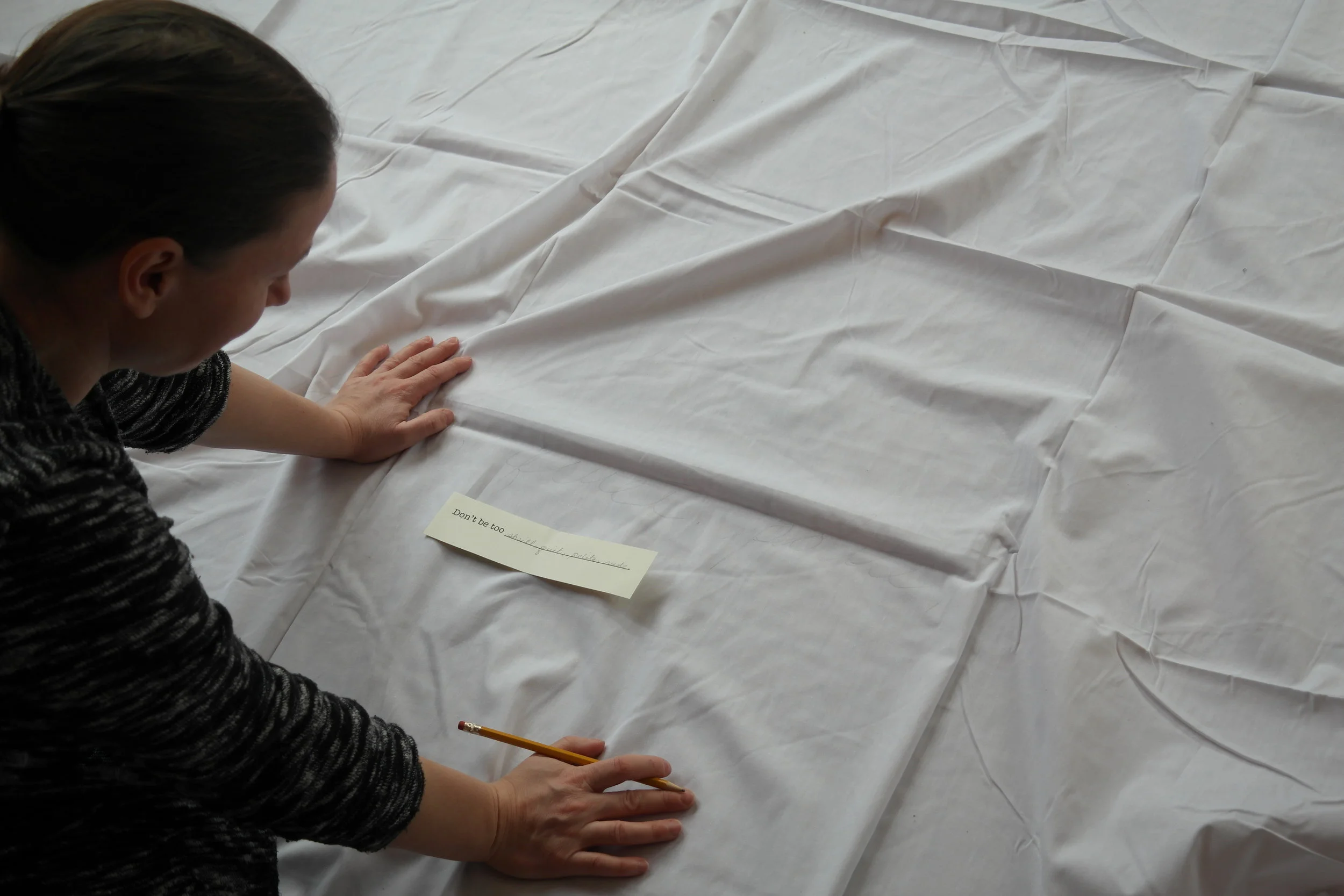    Embroidery Circle as a form of Protest, &nbsp;as part of Angela Voulgarelis’ participatory project, Airing Dirty Laundry,&nbsp;1/21/2017 “Don’t be too shrill, quiet, polite, rude.” 