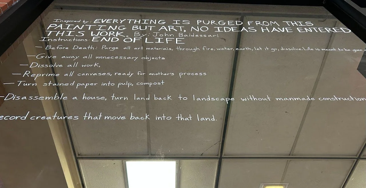 Installation, Gretchen Schuette Art Gallery, as part of Alert and Attuned, February 2025