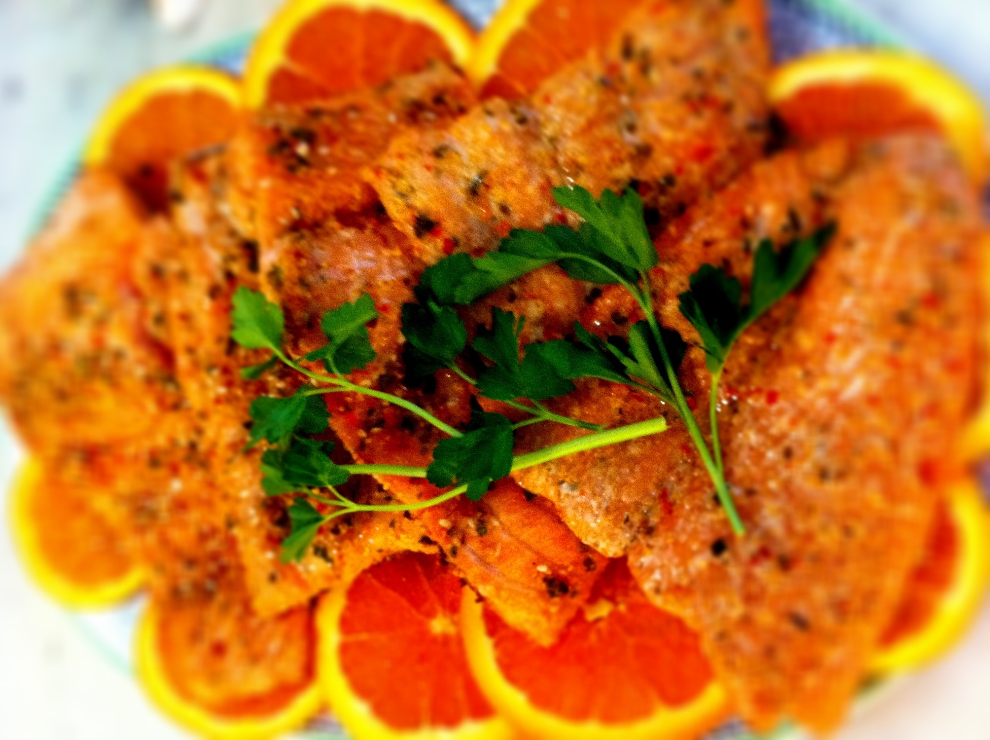 Orange Glazed Chicken Crusted