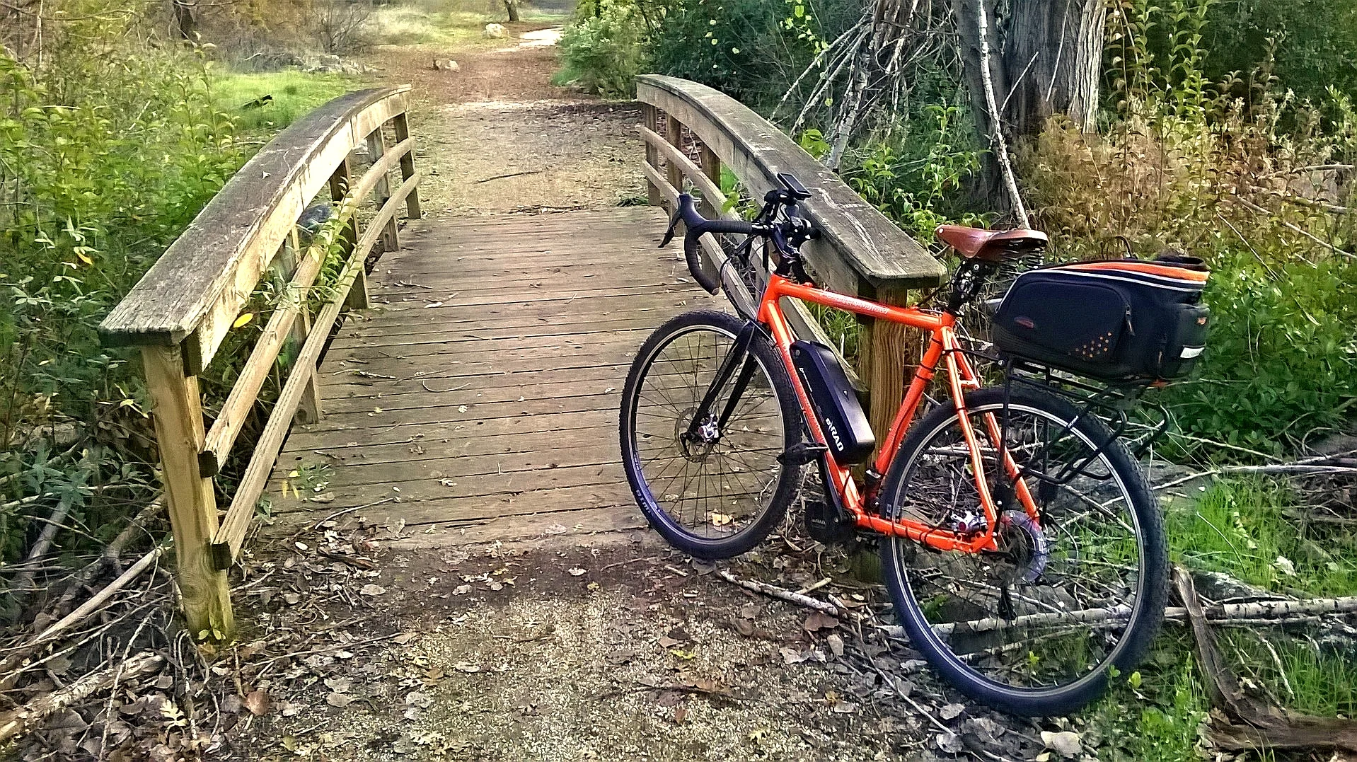 My "cyclocross" ebike with the ERAD 750 conversion kit.