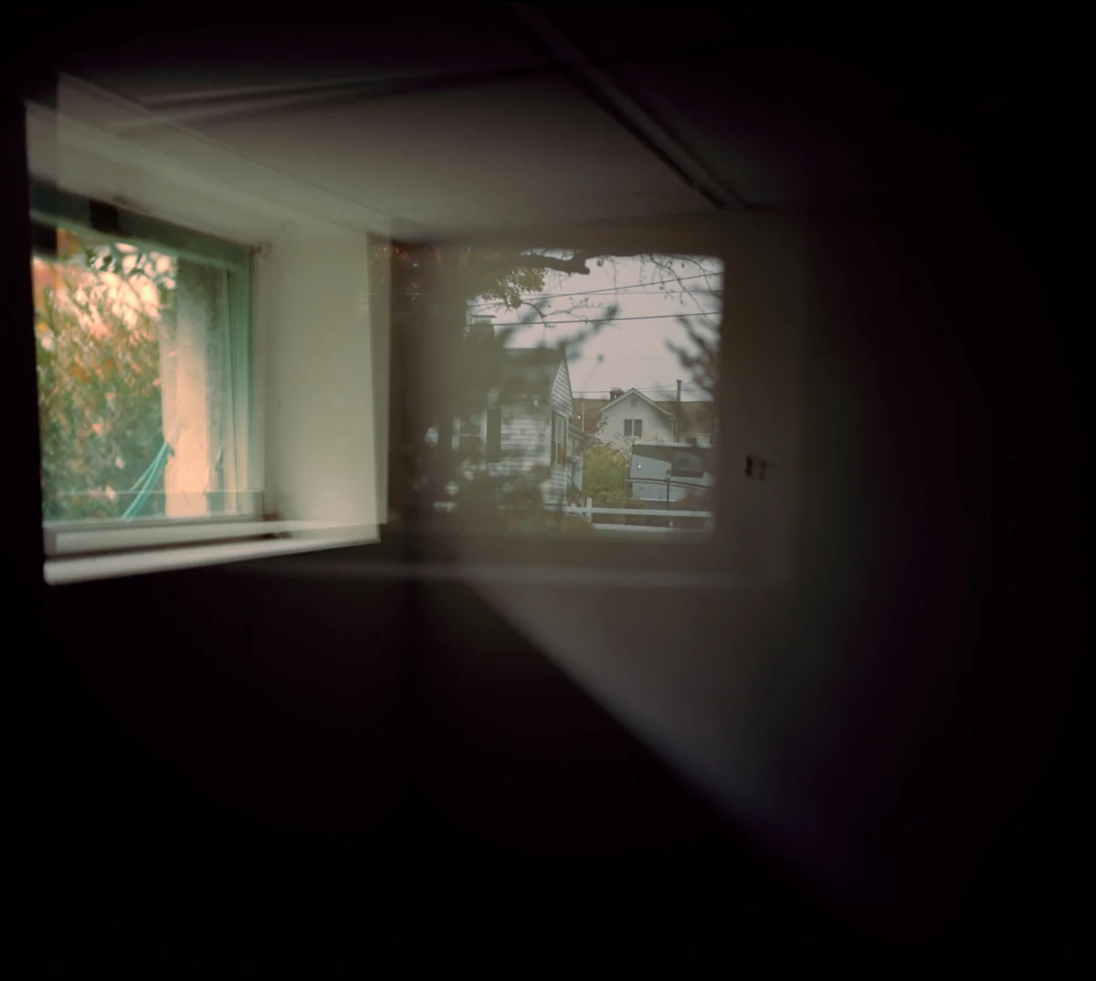 Basement Windows Portra 400