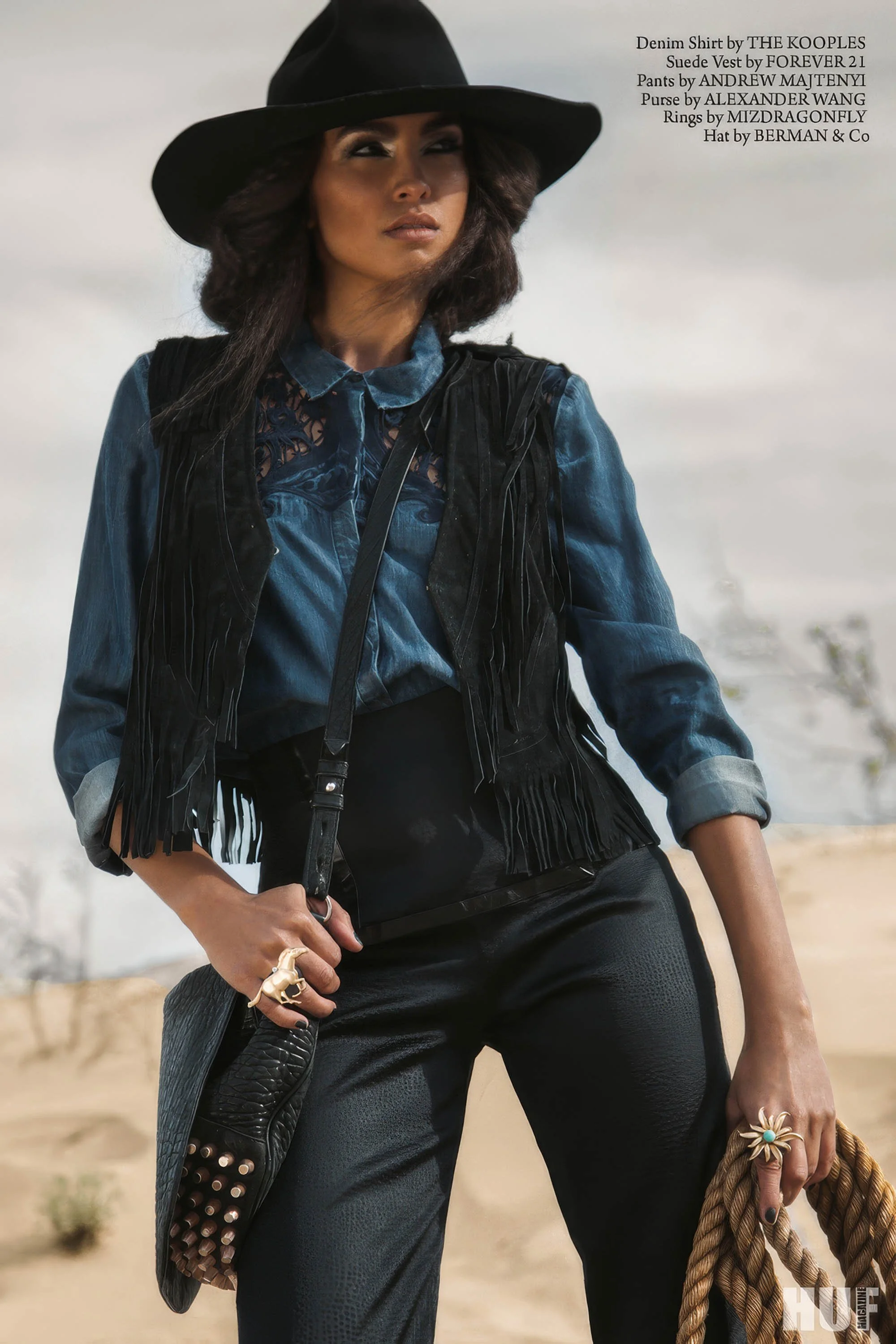 Fashion Editorial - West of the Dune - Published in HUF Magazine - Toronto