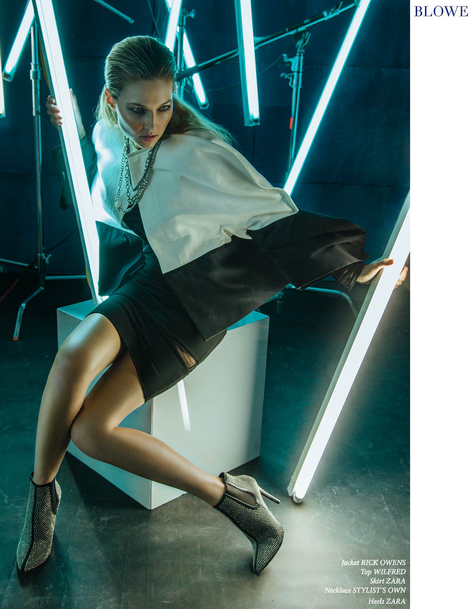 Published Fashion Editorial - Dreary Moon - BLOWE Magazine