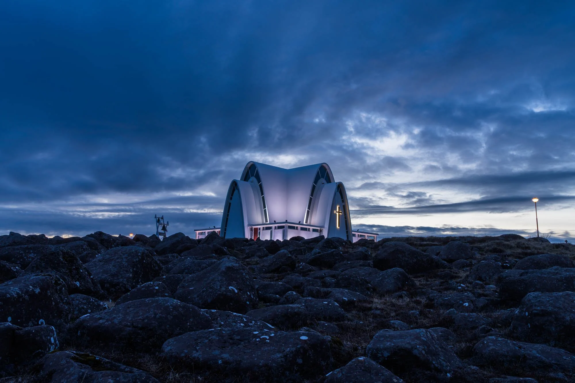 Church in a Lava Field at Dusk - SIG07605.jpg