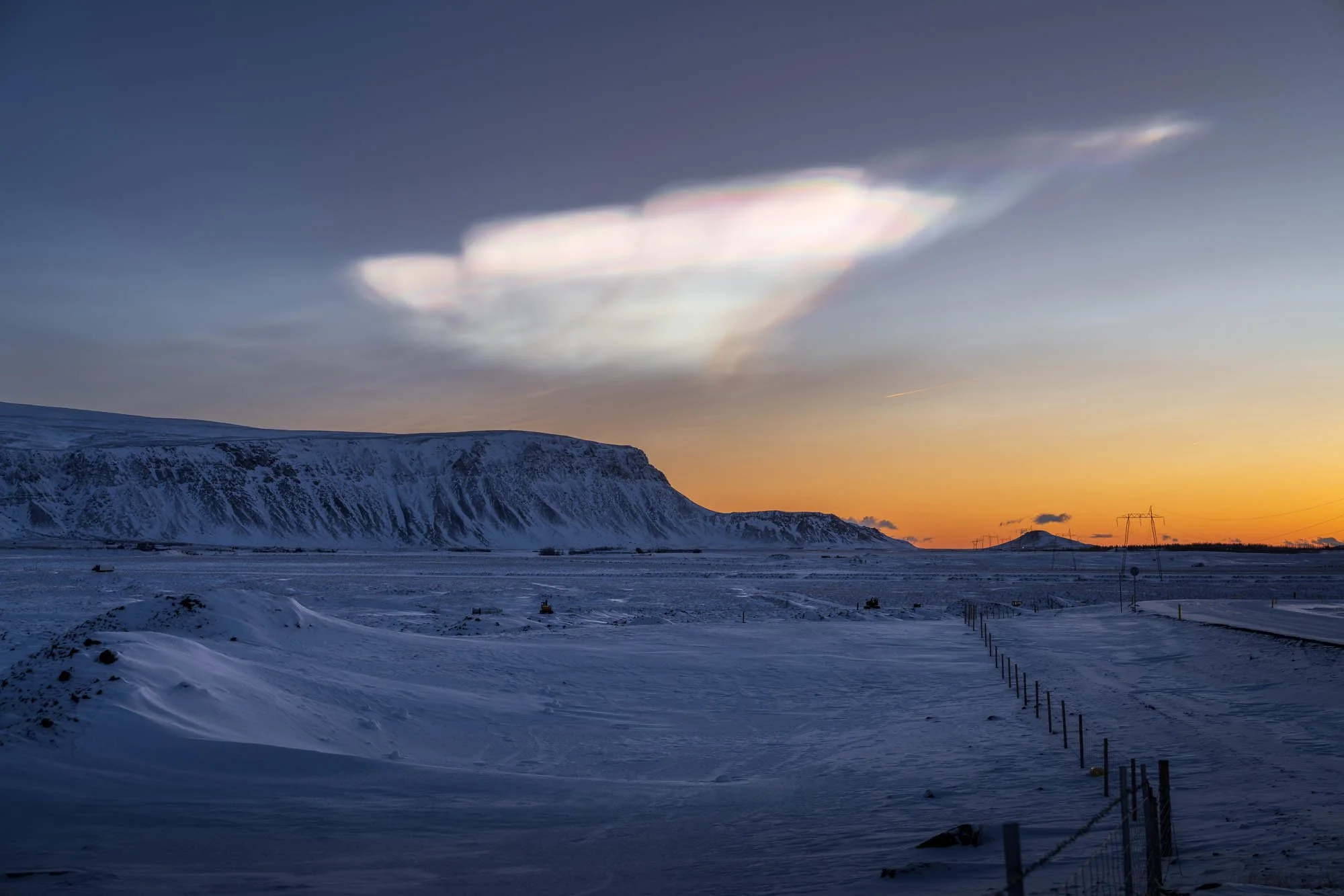 Snow Road Beneath a Lenticular Cloud - SIG04124.jpg