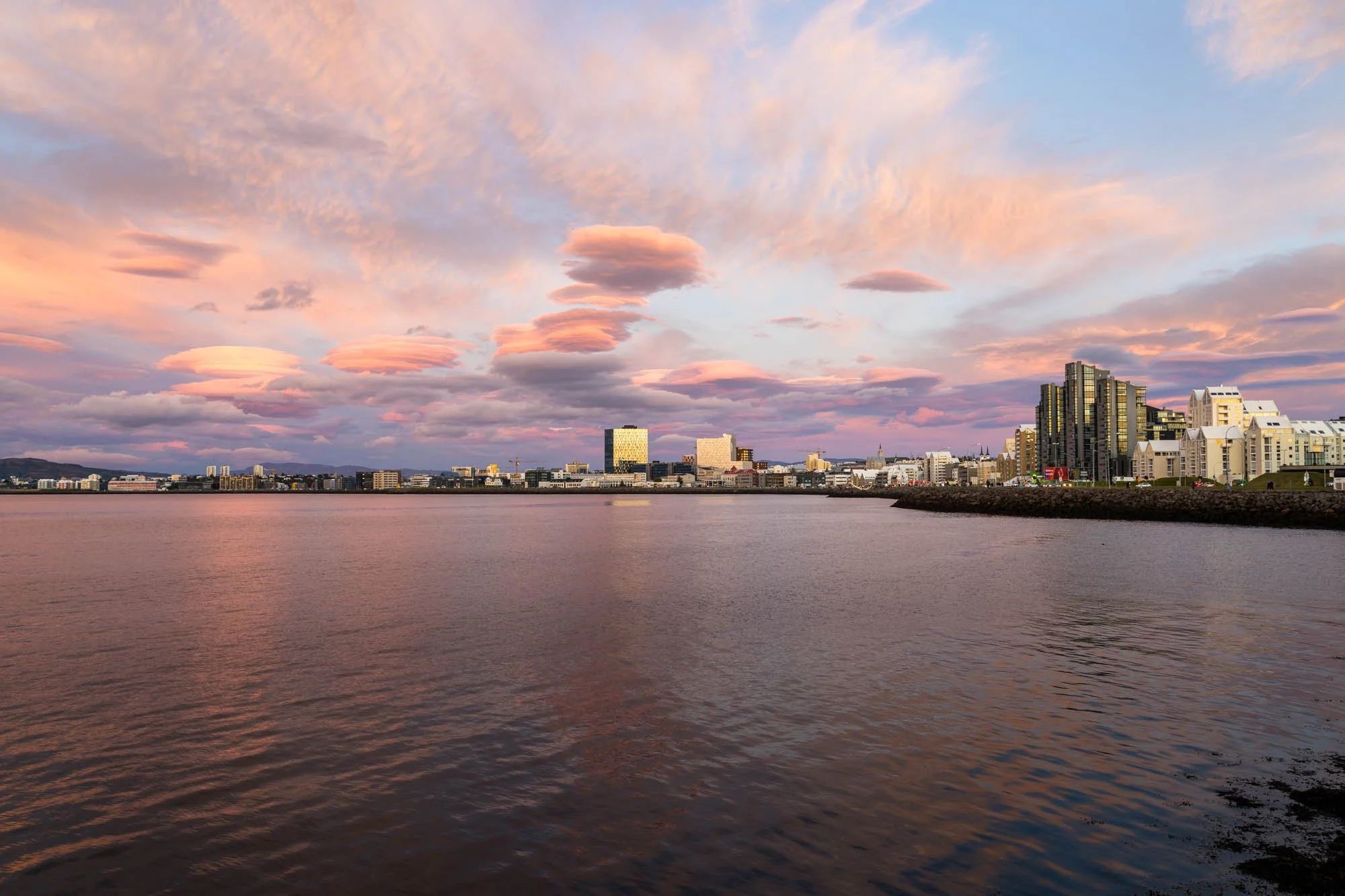 Reykjavík Waterfront at Pastel Sunset - SIG04432.jpg