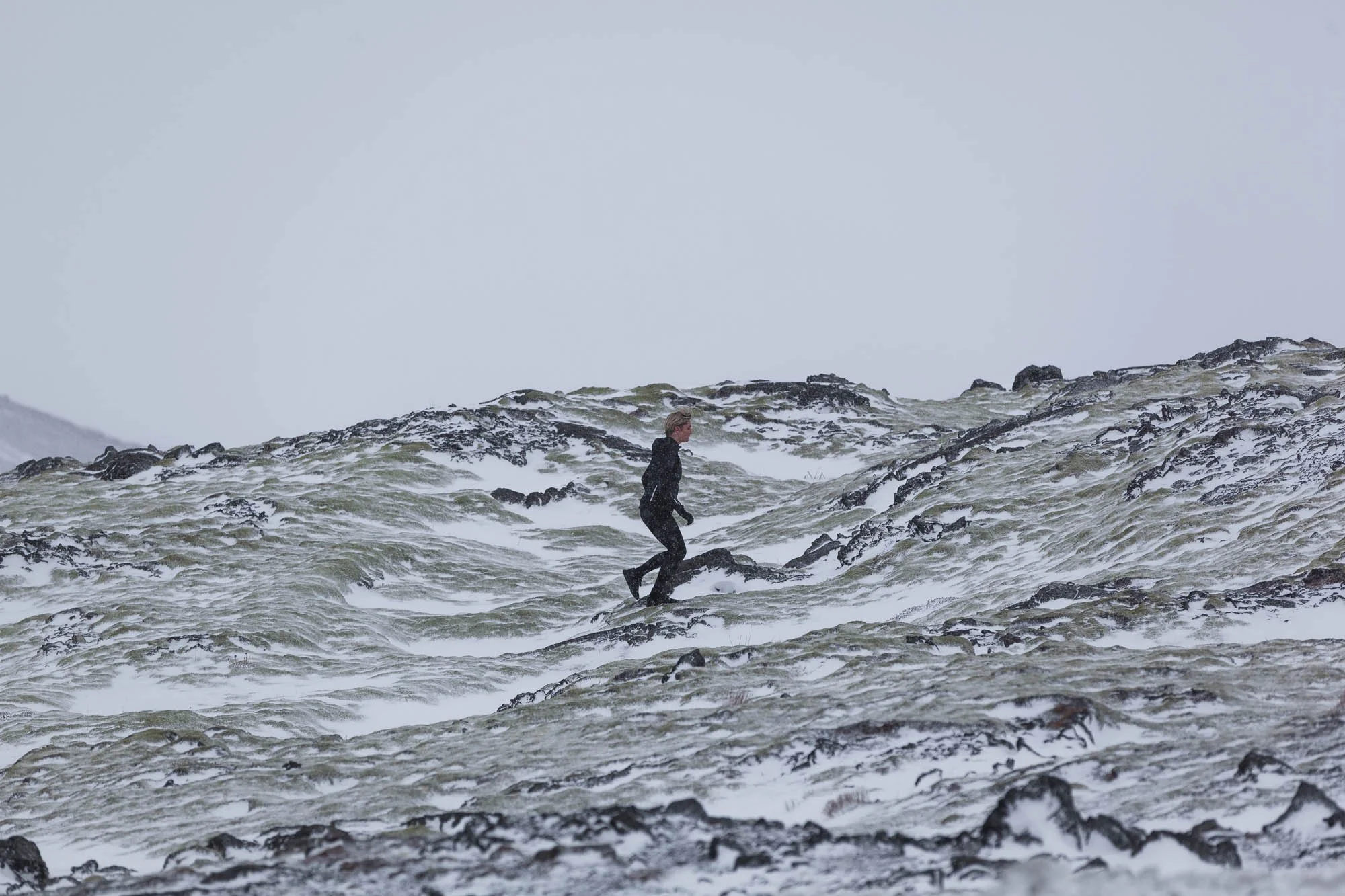 Runner Crossing an Icelandic Lava Field - _MG_7742.jpg