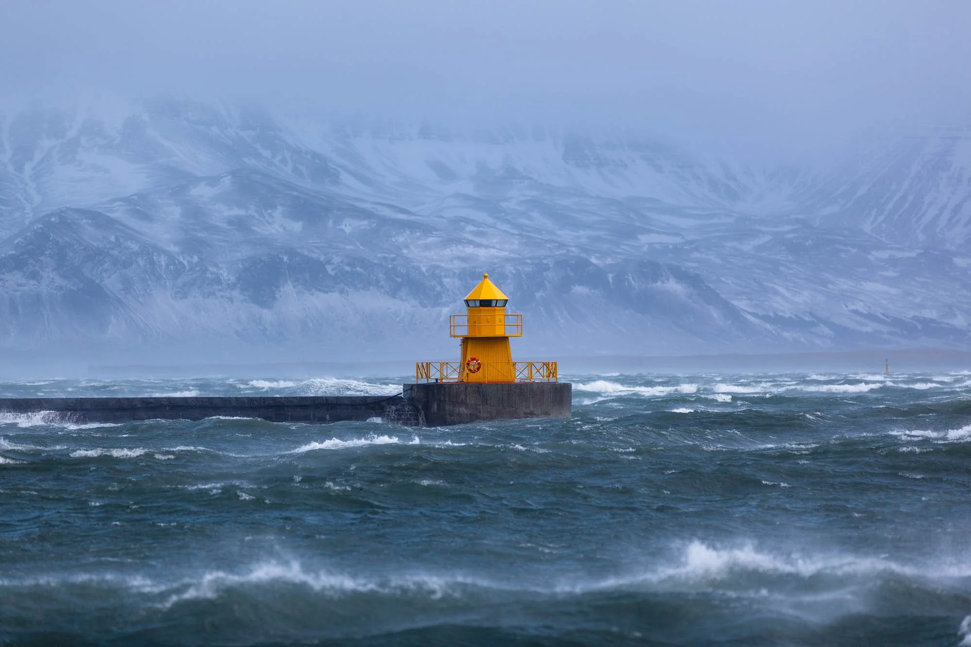 Yellow Lighthouse in Heavy Seas - _MG_7105.jpg