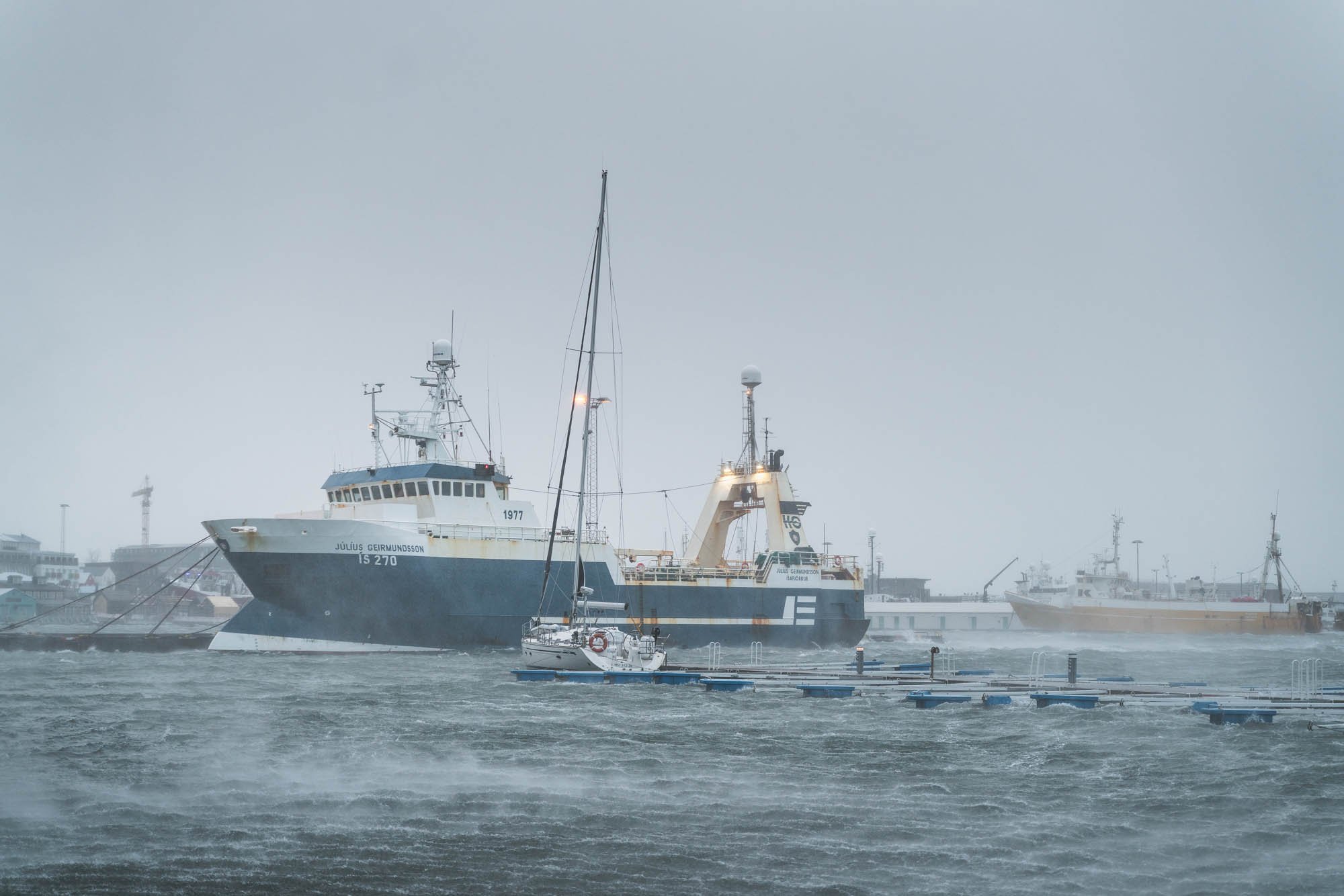 Fishing Boats in Rough Harbor Weather - SIG02880.jpg