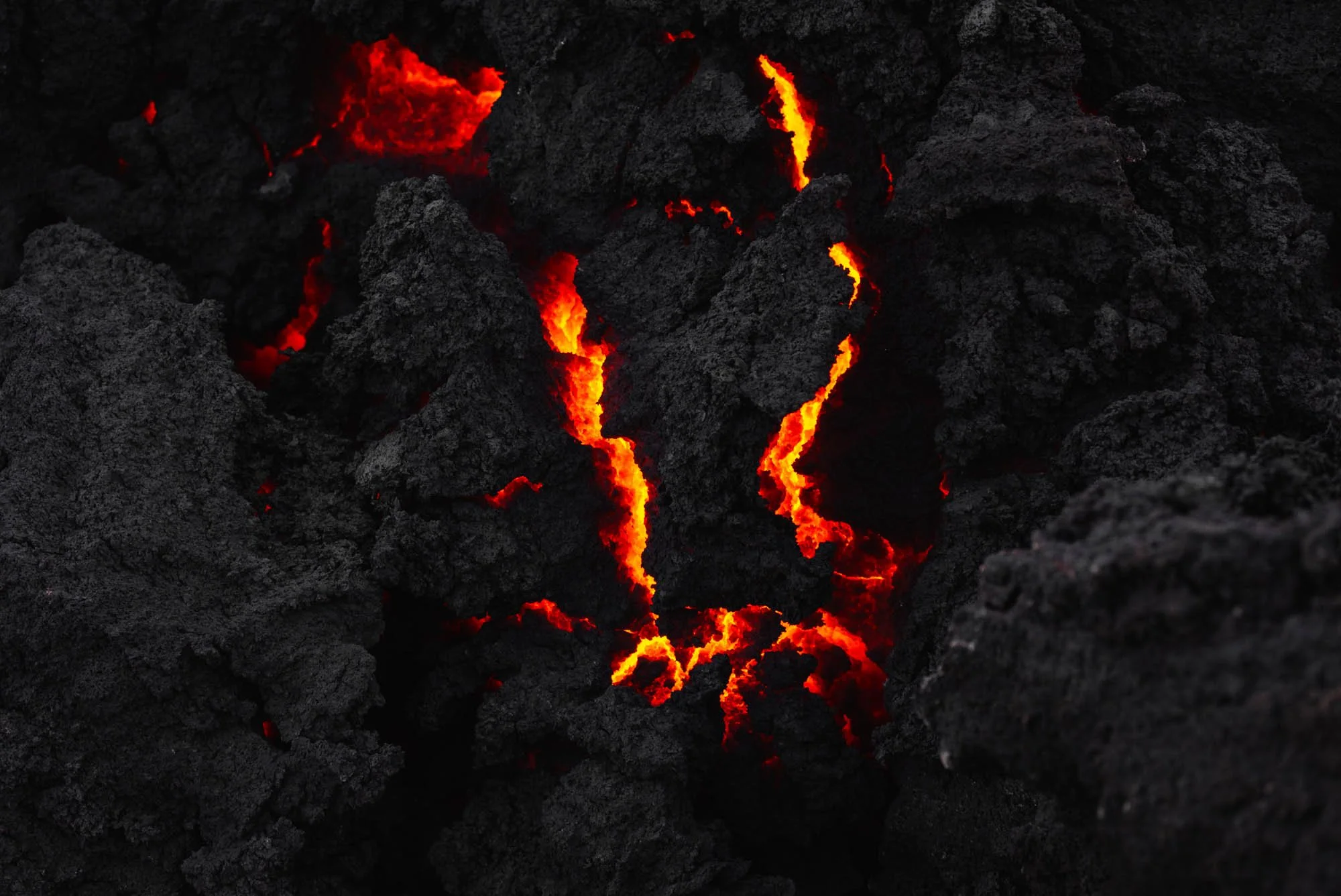 Fresh Lava Glowing Through Black Crust - _MG_6865.jpg