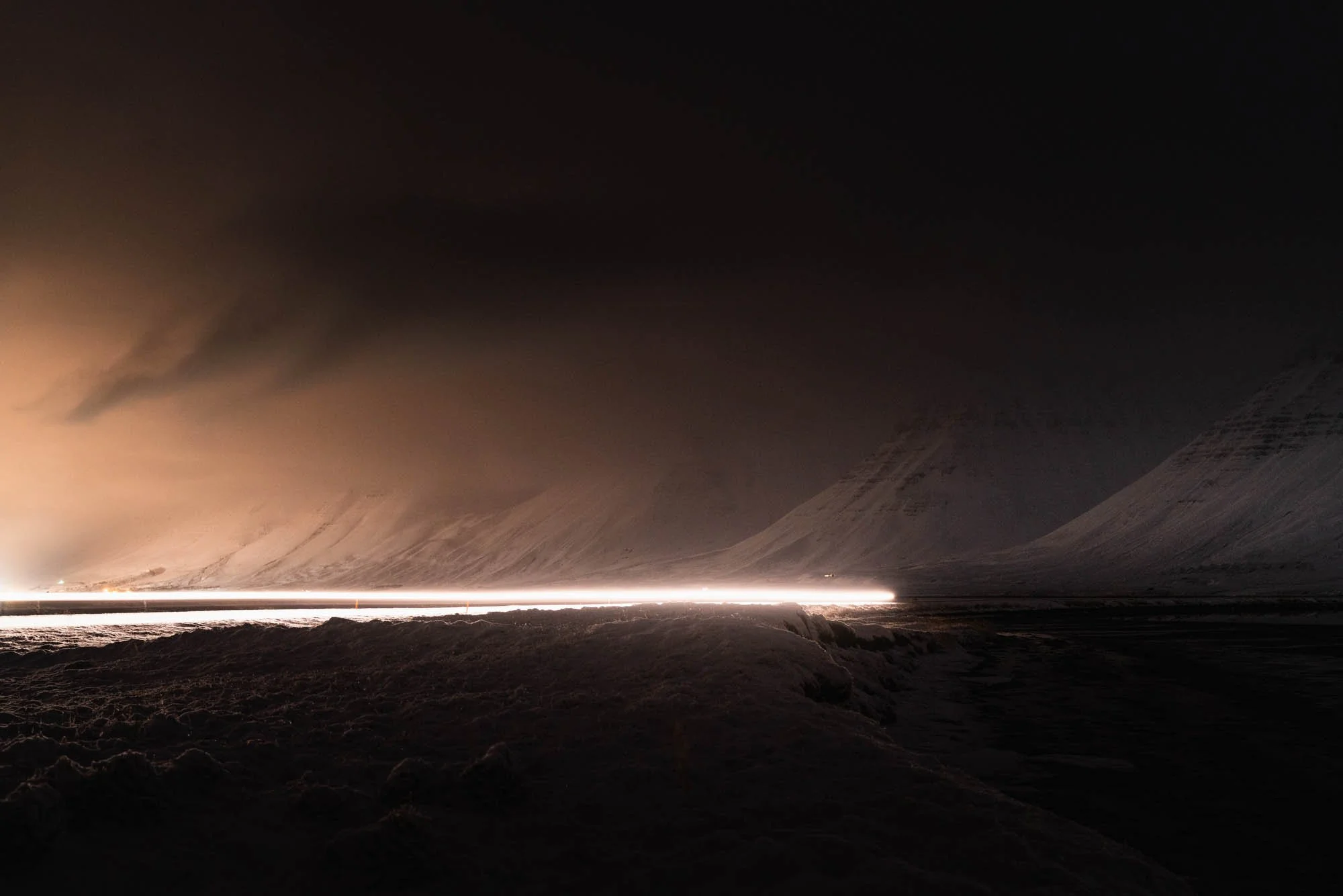 Headlights Cutting Through a Dark Fjord - SIG06320.jpg