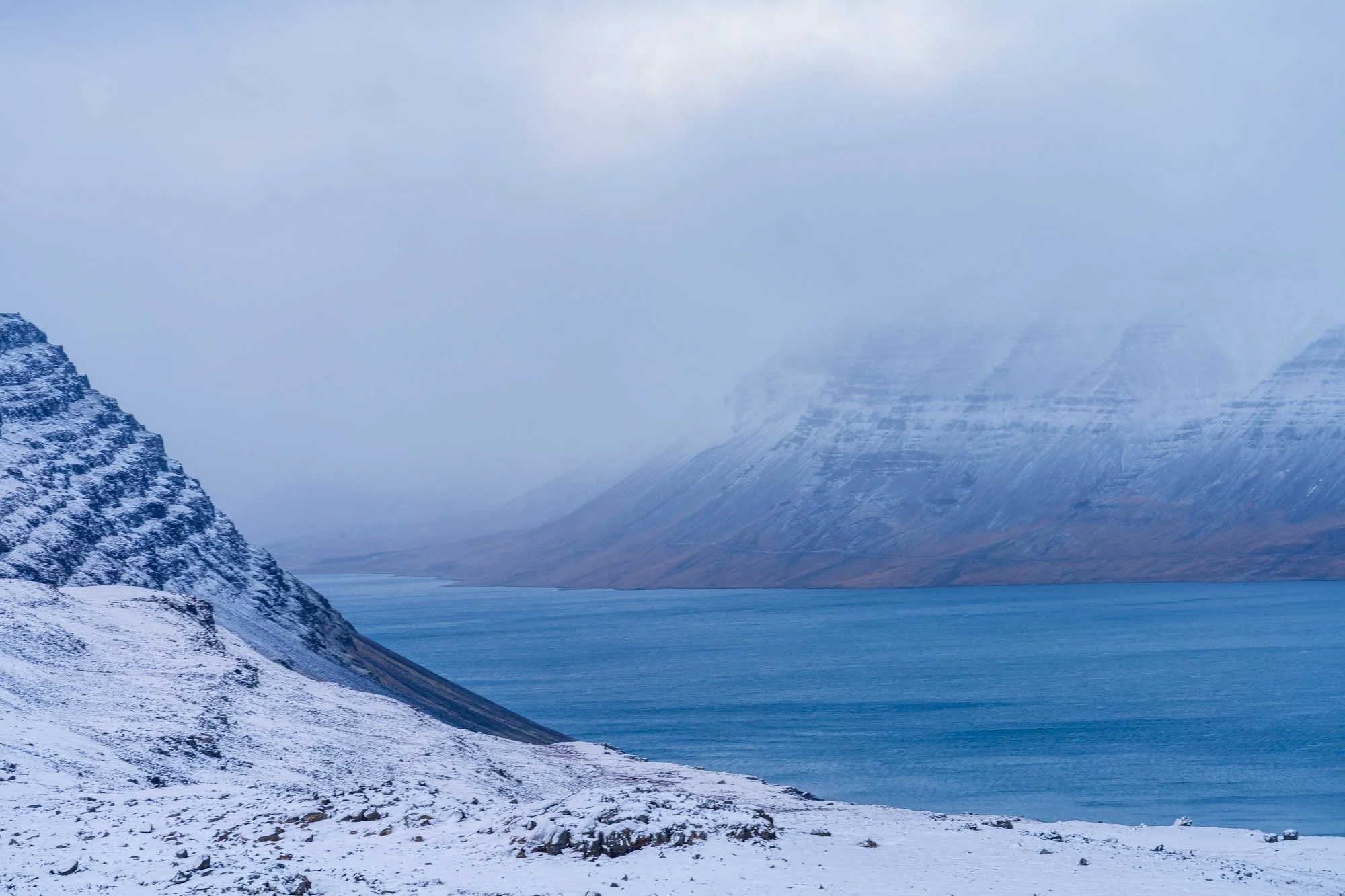 Blue Fjord Between Snowy Slopes - SIG01902.jpg