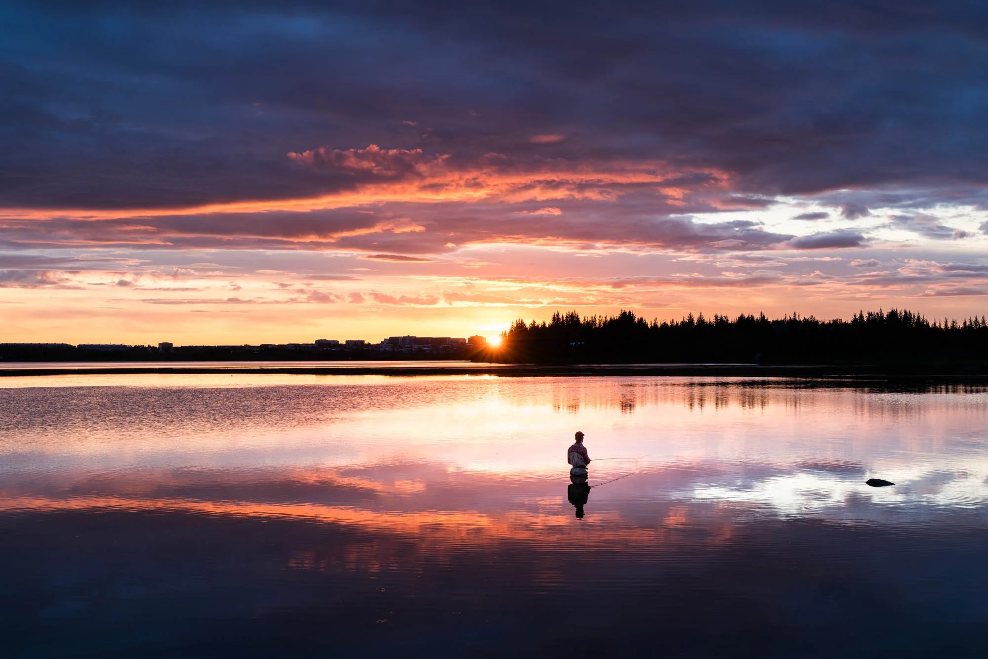 Figure at Sunset by Still Water - SIG06177.jpg