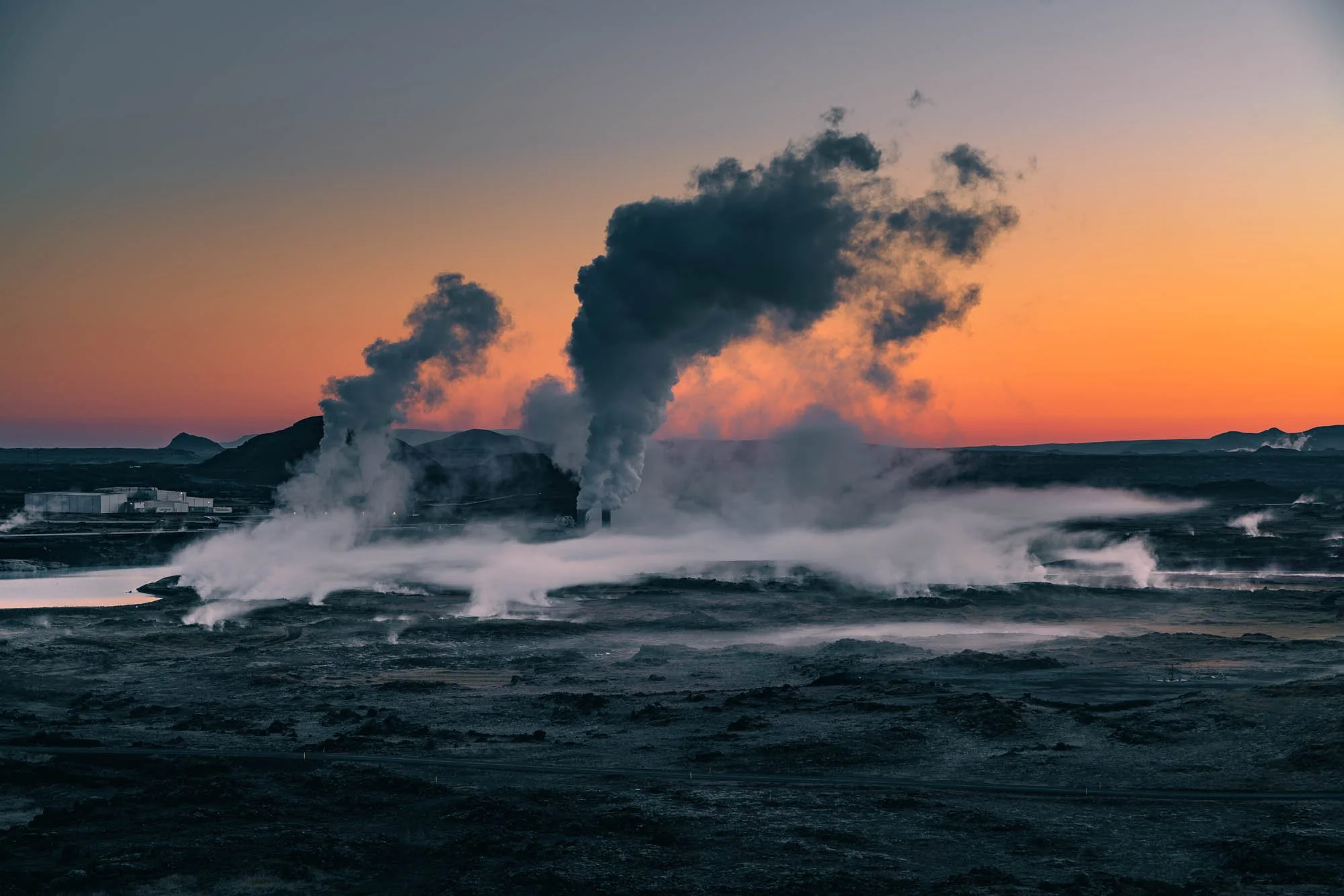 Steam Rising at Reykjanesviti Sunset - SIG08257.jpg