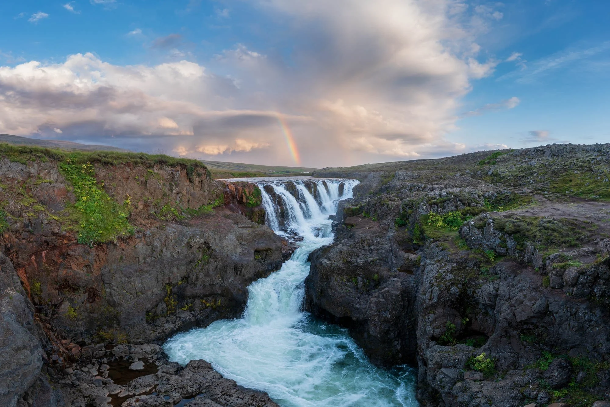 Waterfall Canyon Under a Rainbow - PANO0001-Pano.jpg