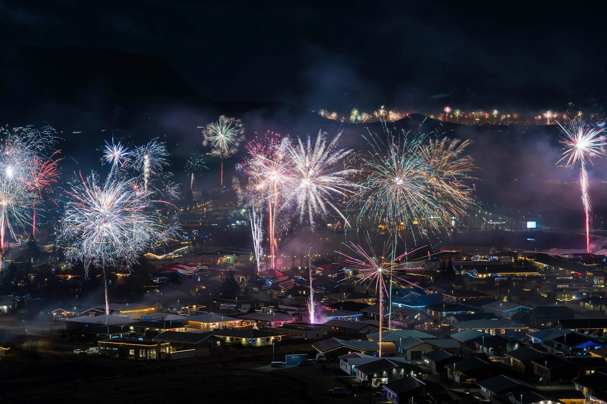 New Year Fireworks Over Hveragerði - SIG03860.jpg
