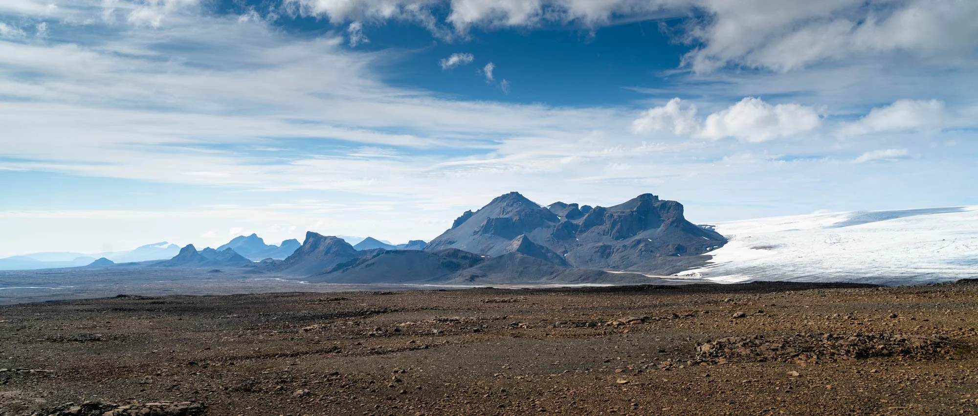 Langjökull Glacier and Distant Peaks.jpg