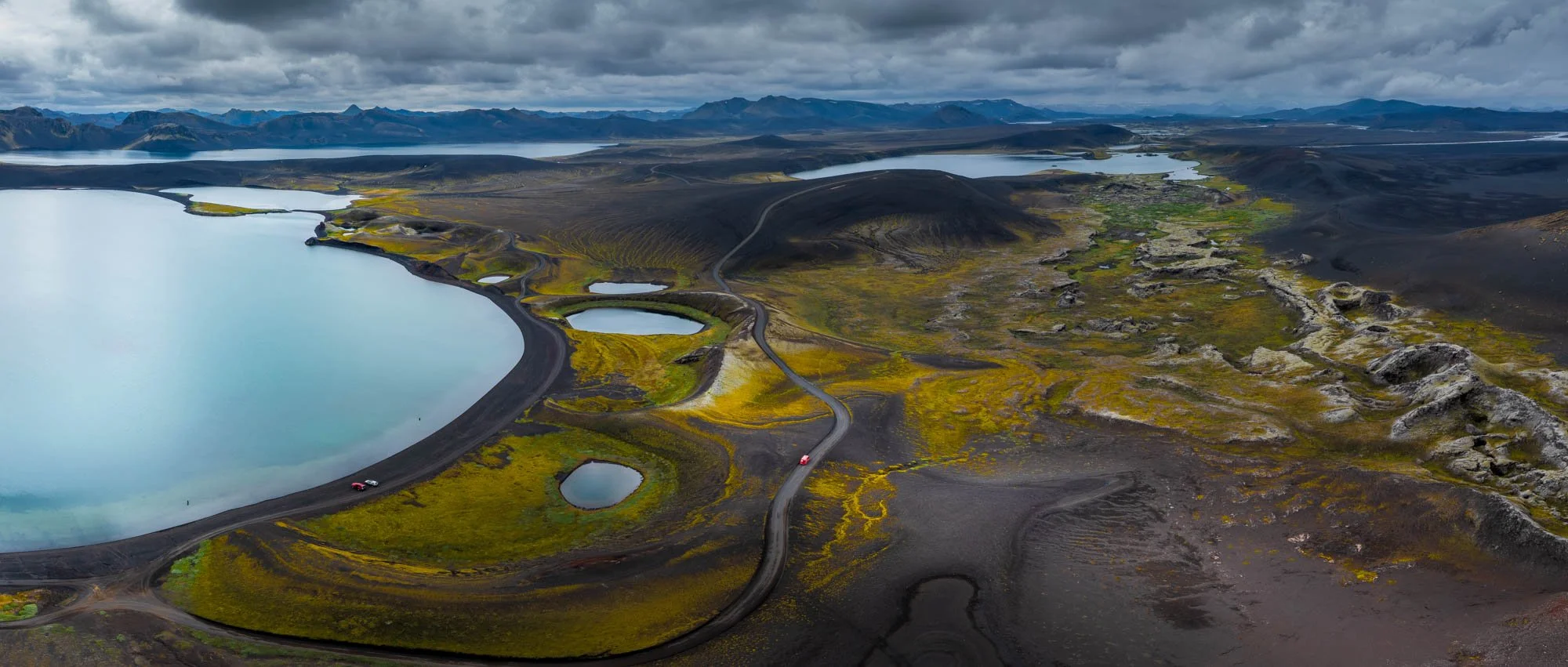Veiðivötn Lakes and Volcanic Shore.jpg