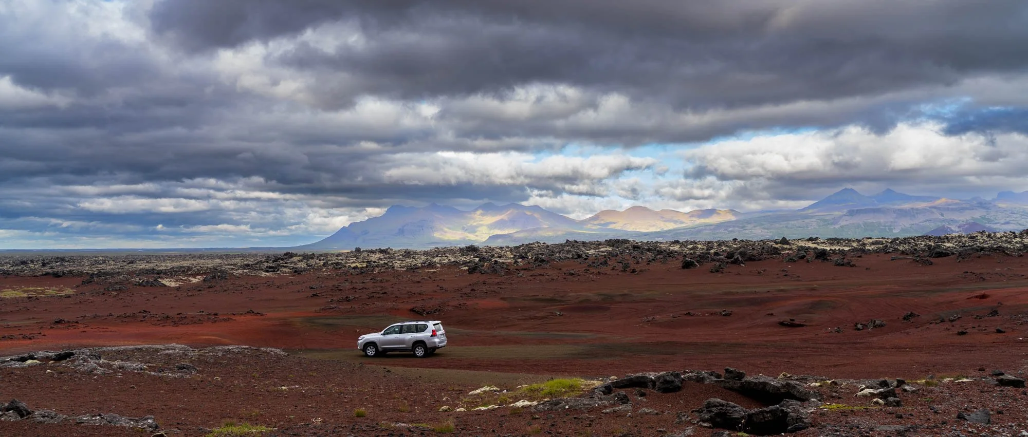 Car on Snæfellsnes Lava Plain.jpg