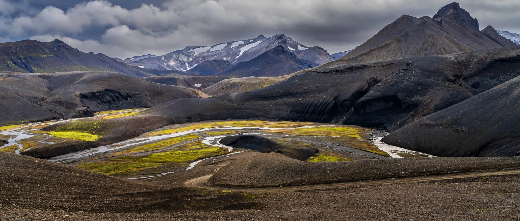 Fjallabak Road and Dark Mountain Peaks.jpg