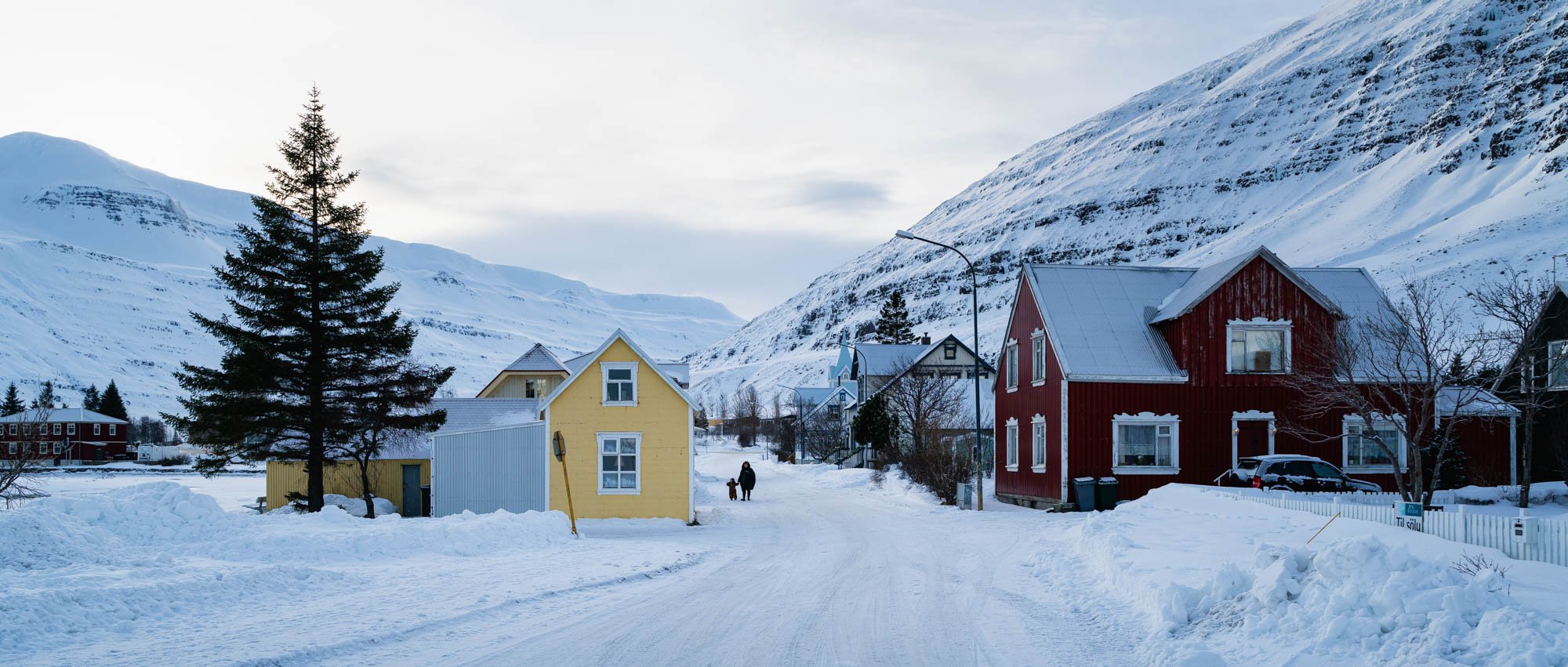Colourful Houses in Seyðisfjörður Snow.jpg