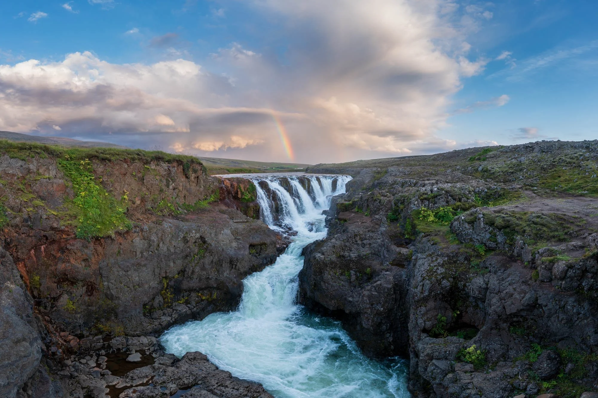 Waterfall Canyon Under a Rainbow.jpg