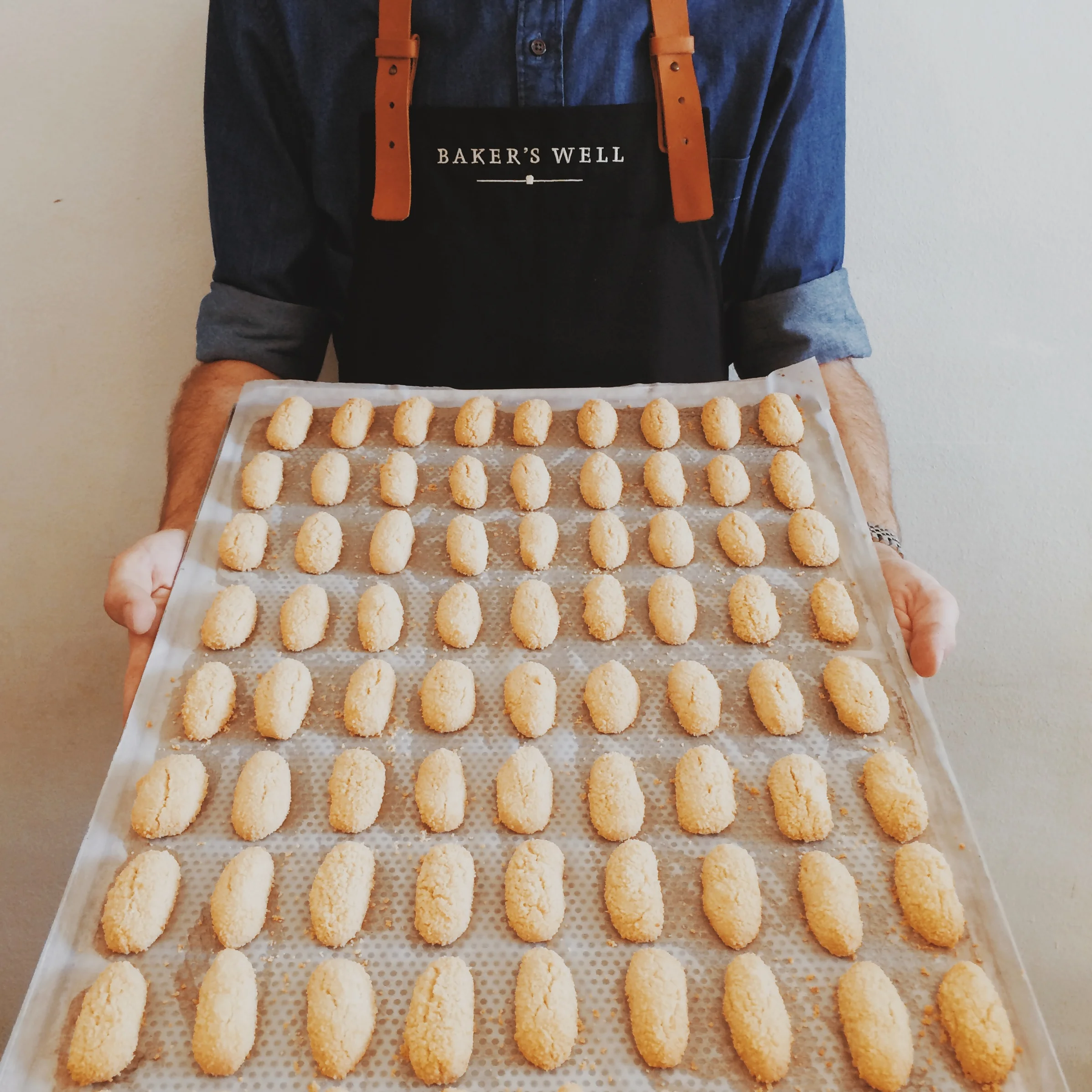 Almond Cookies (no butter, no eggs)