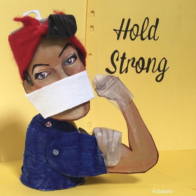 Hold Strong 💪🏽💚🌍💚 #beercan #singleuseplastic #notetoself #rosietheriveter #holdstrong #chinup #dublinartist #beautifulbizarre #thetaxcollection #surrealportrait #art_feature #characterdesign #propaganda #poster #lostandfound #recycle #recycledar