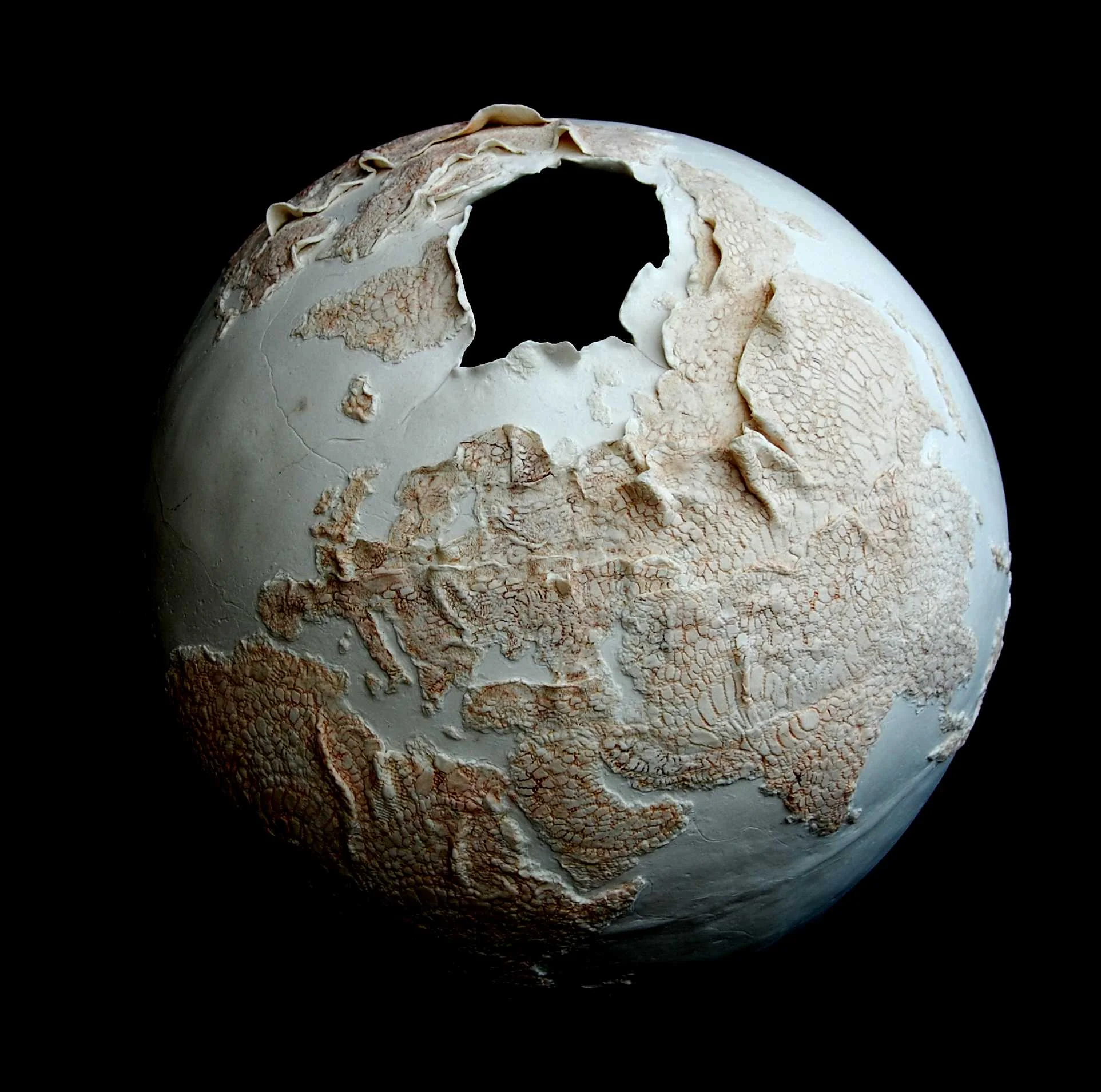 Fragile World II, porcelain