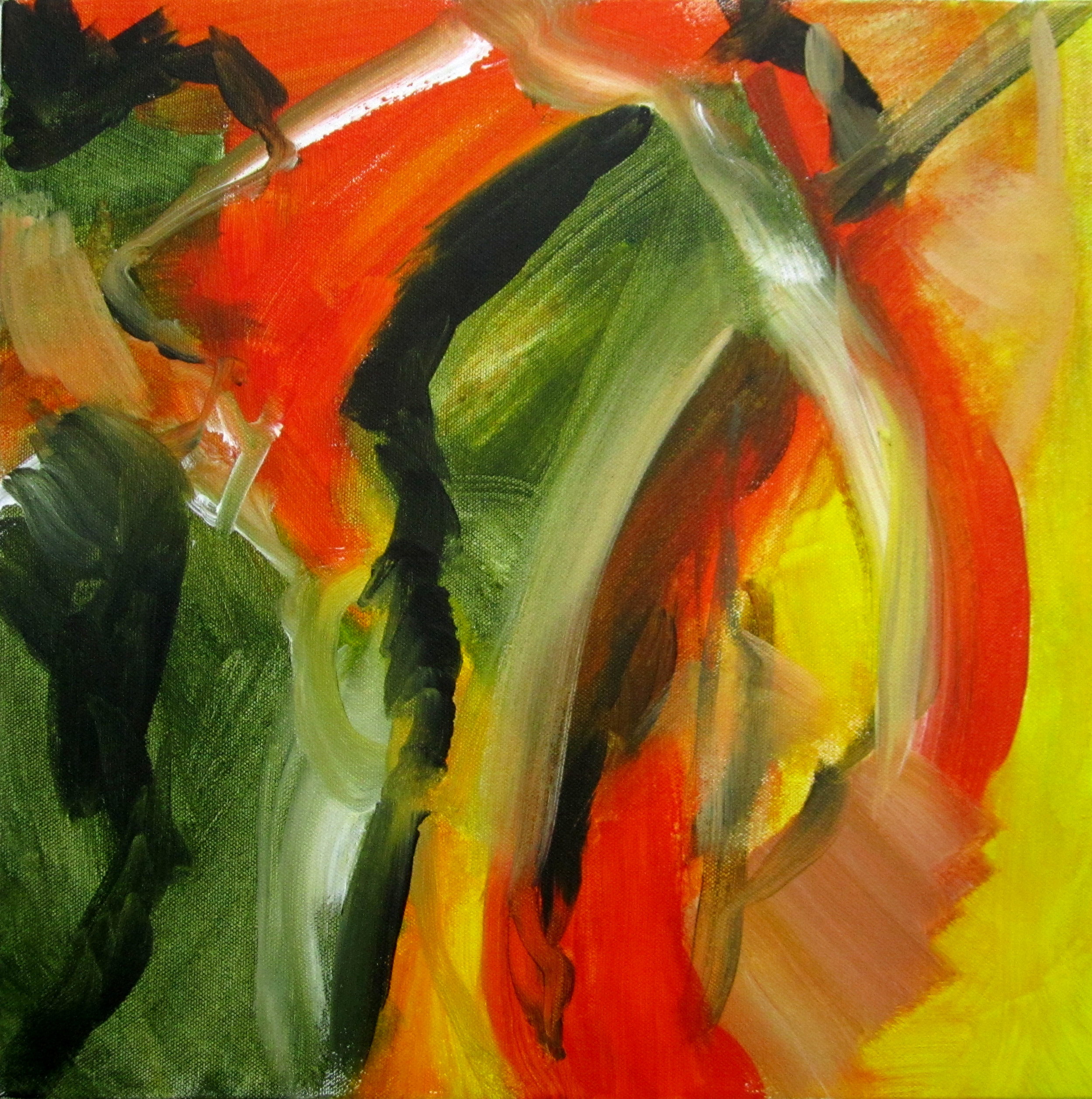 Hope in Zimbabwe - 50 x 50 cms, acrylic on canvas