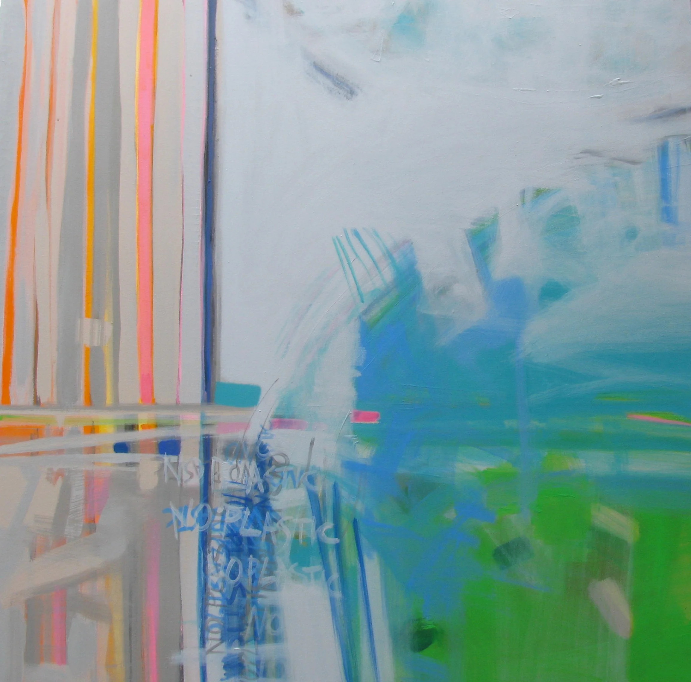 NO PLASTIC 2 acrylic on canvas 100x100cms.JPG