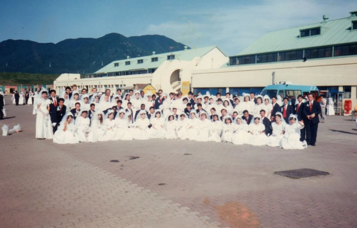   Members of North American Church at Seoul Olympic Stadium  