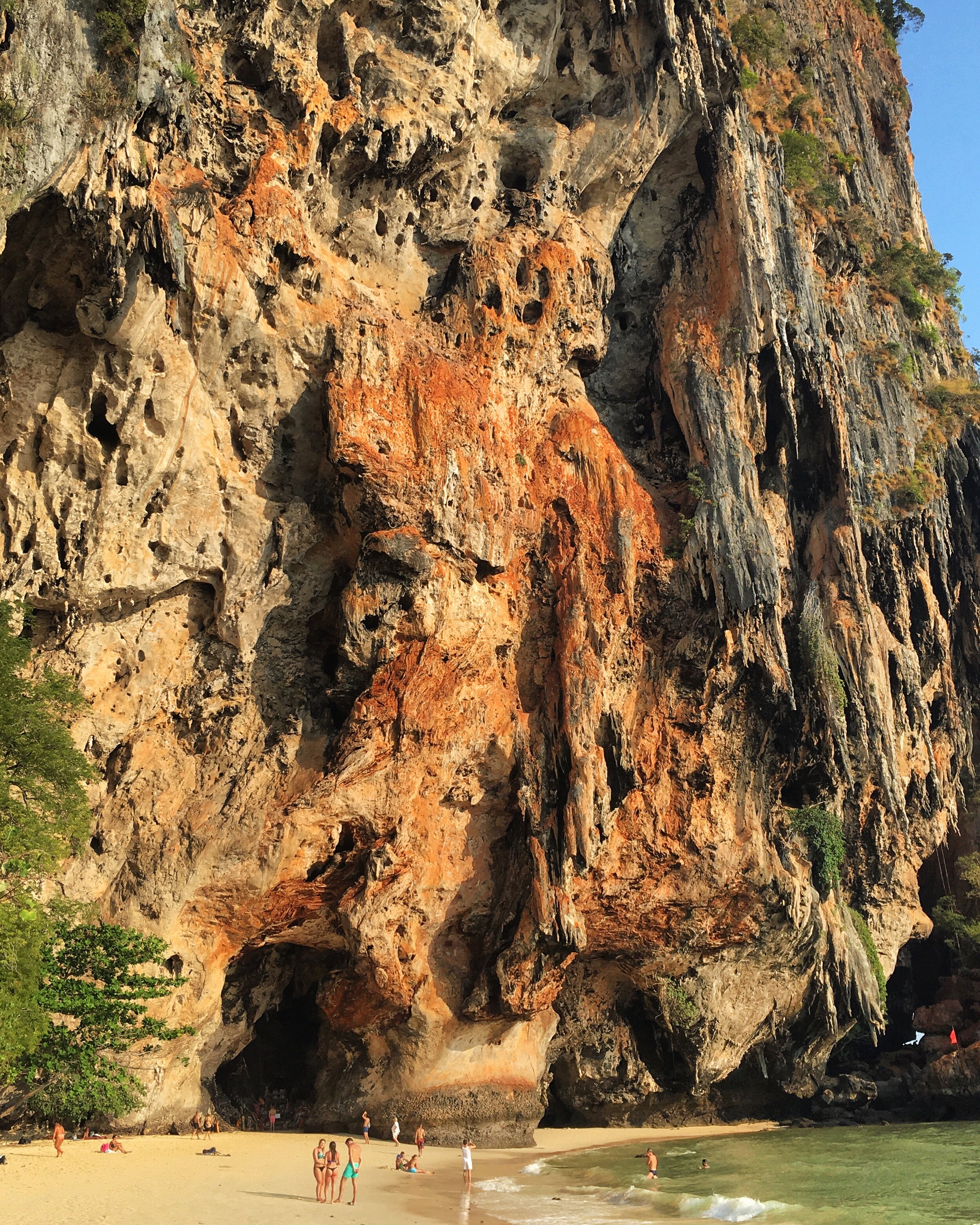 Excellent limestone cliff