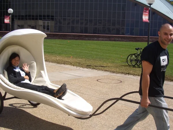  Rickshaw rides so students could take a mental break in between classes. 